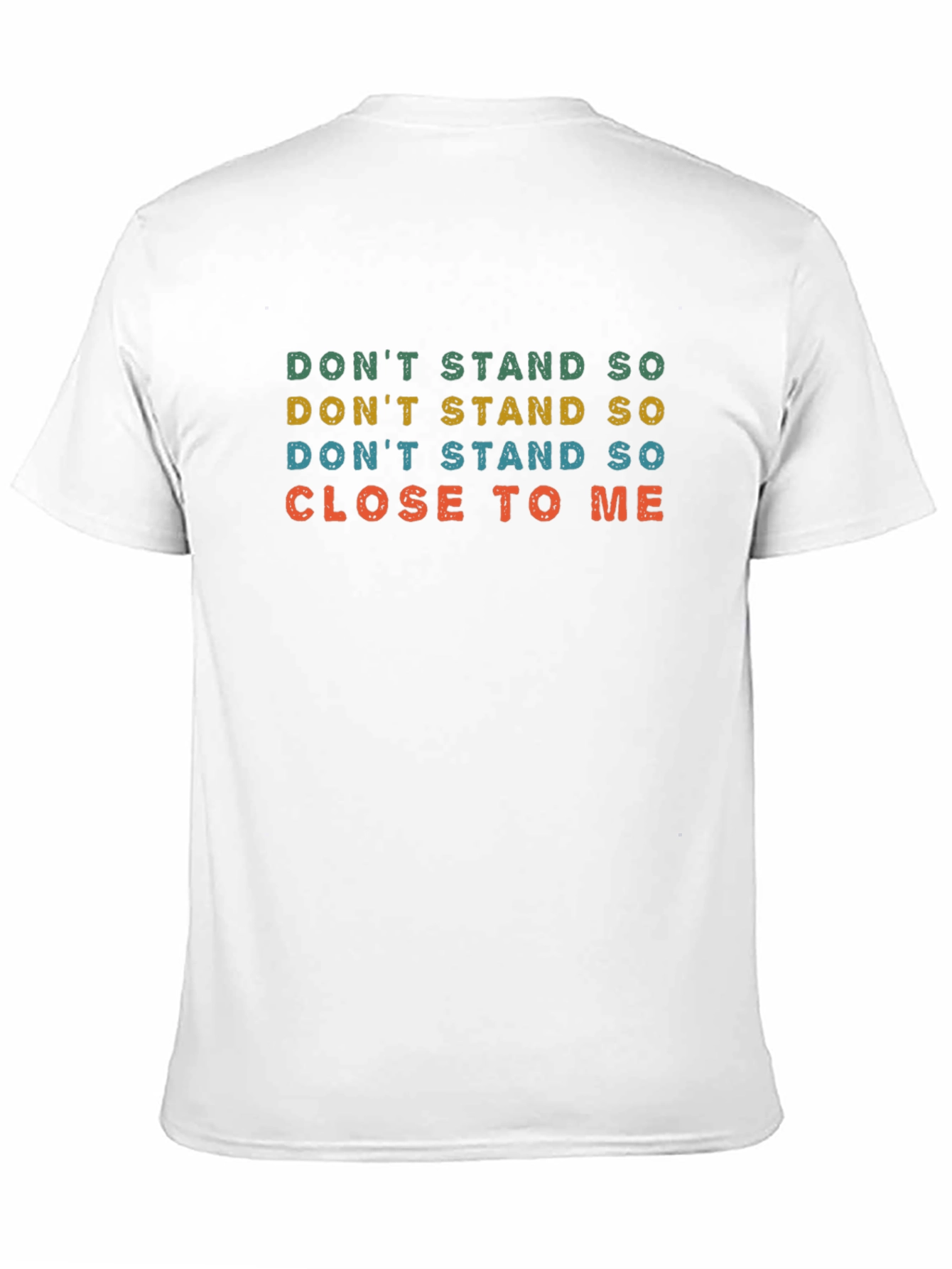 Black Retro "Don't Stand So Close To Me" Graphic Tee view 11