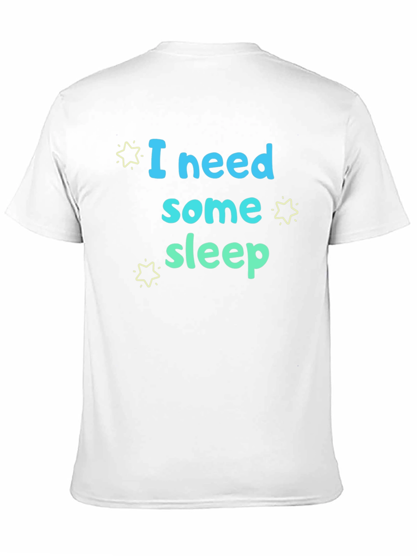 Black I Need Some Sleep Graphic T-Shirt view 11