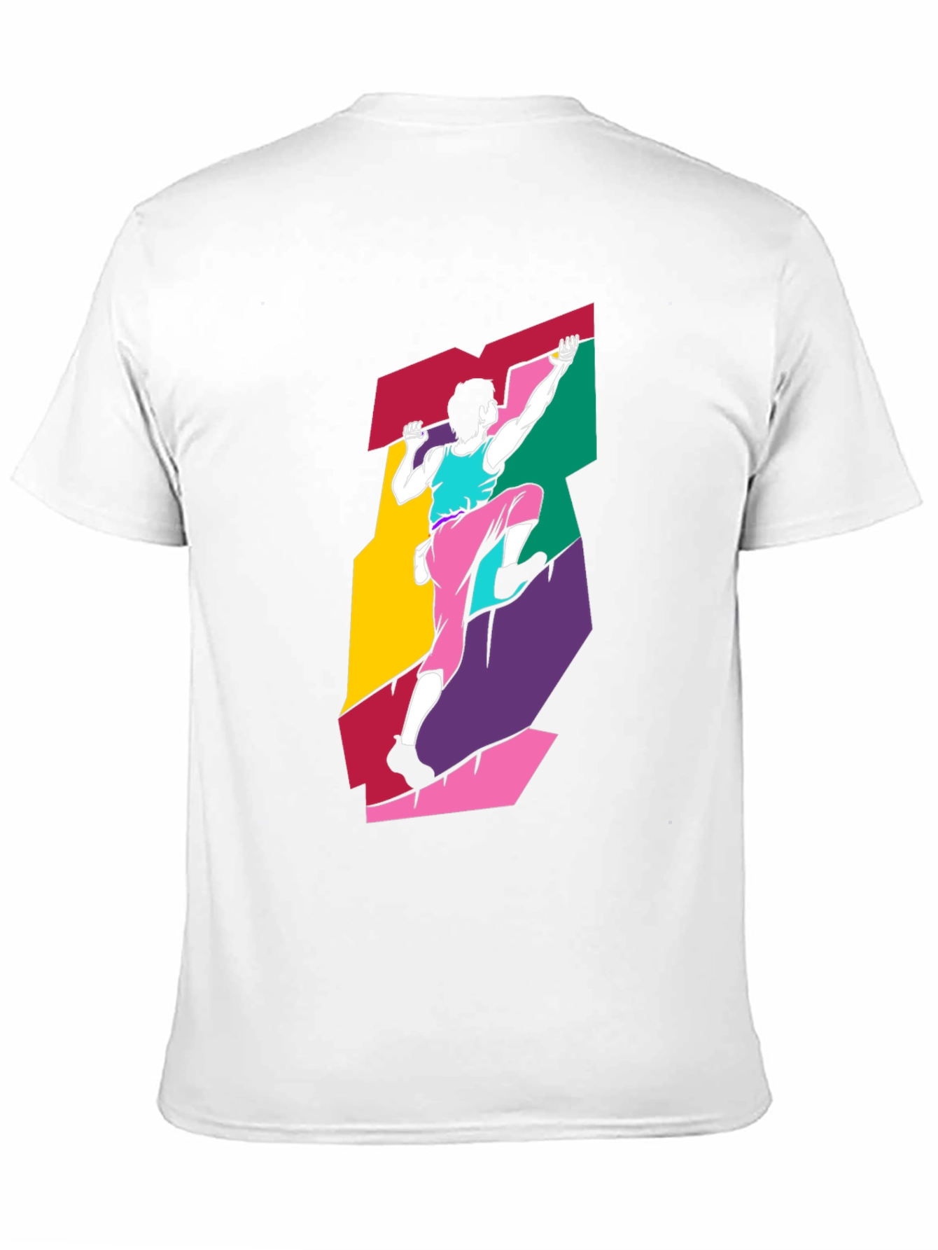 Black Retro Rock Climbing T-Shirt - Unique Graphic Tee view 11