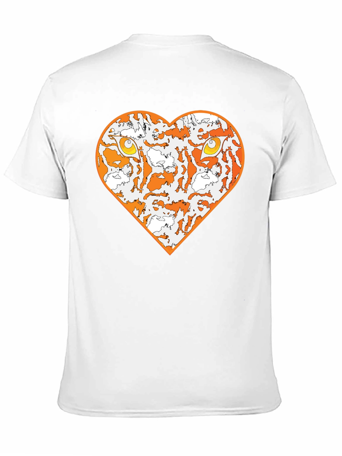 Black Tiger Heart Graphic Tee - Black view 11