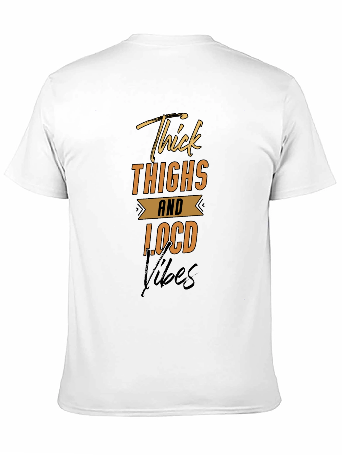 Black Thick Thighs Locd Vibes Graphic Tee view 11