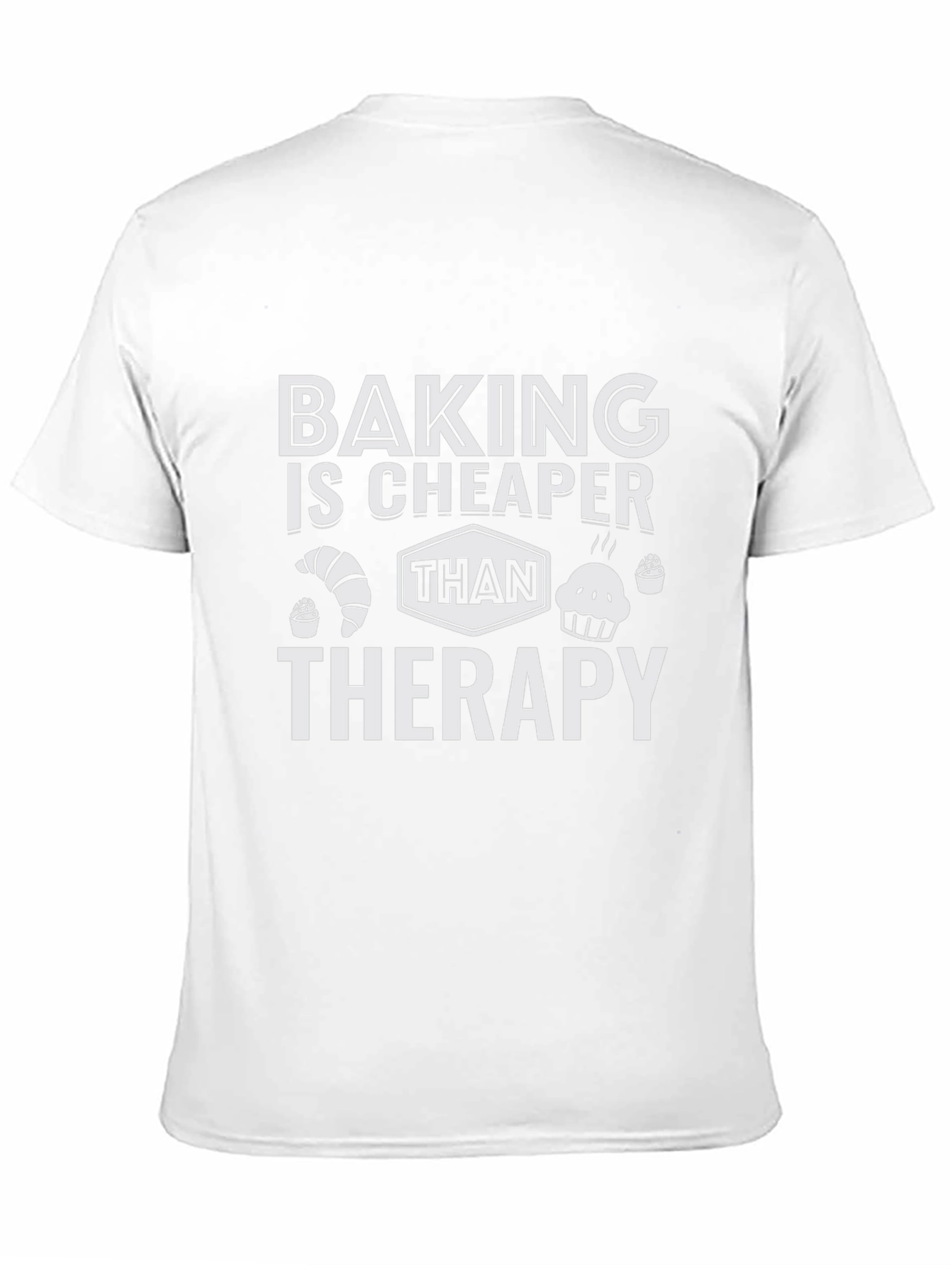Black Baking is Cheaper Than Therapy Graphic Tee view 11