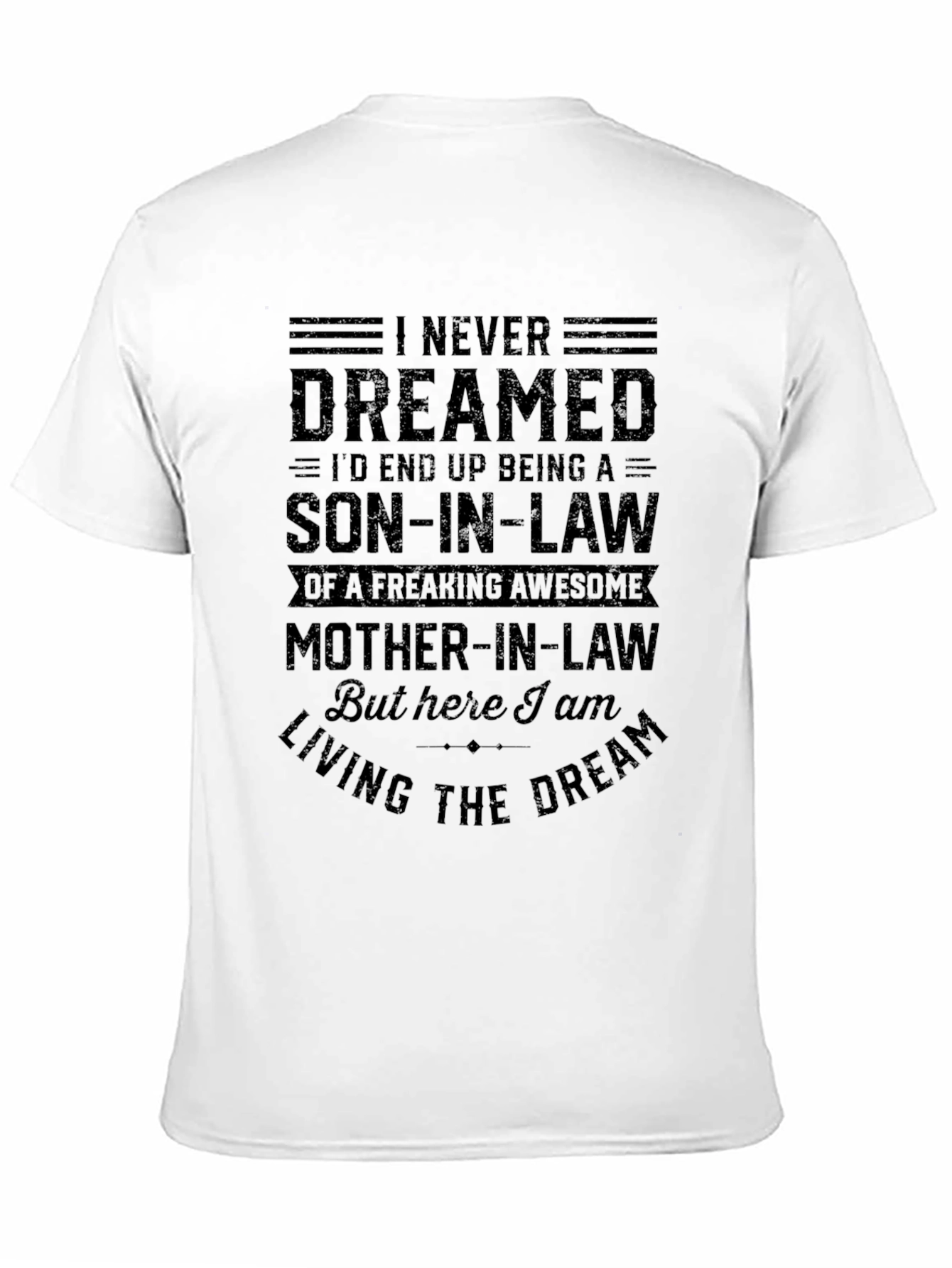 Black Son-in-Law Novelty Graphic T-Shirt view 11