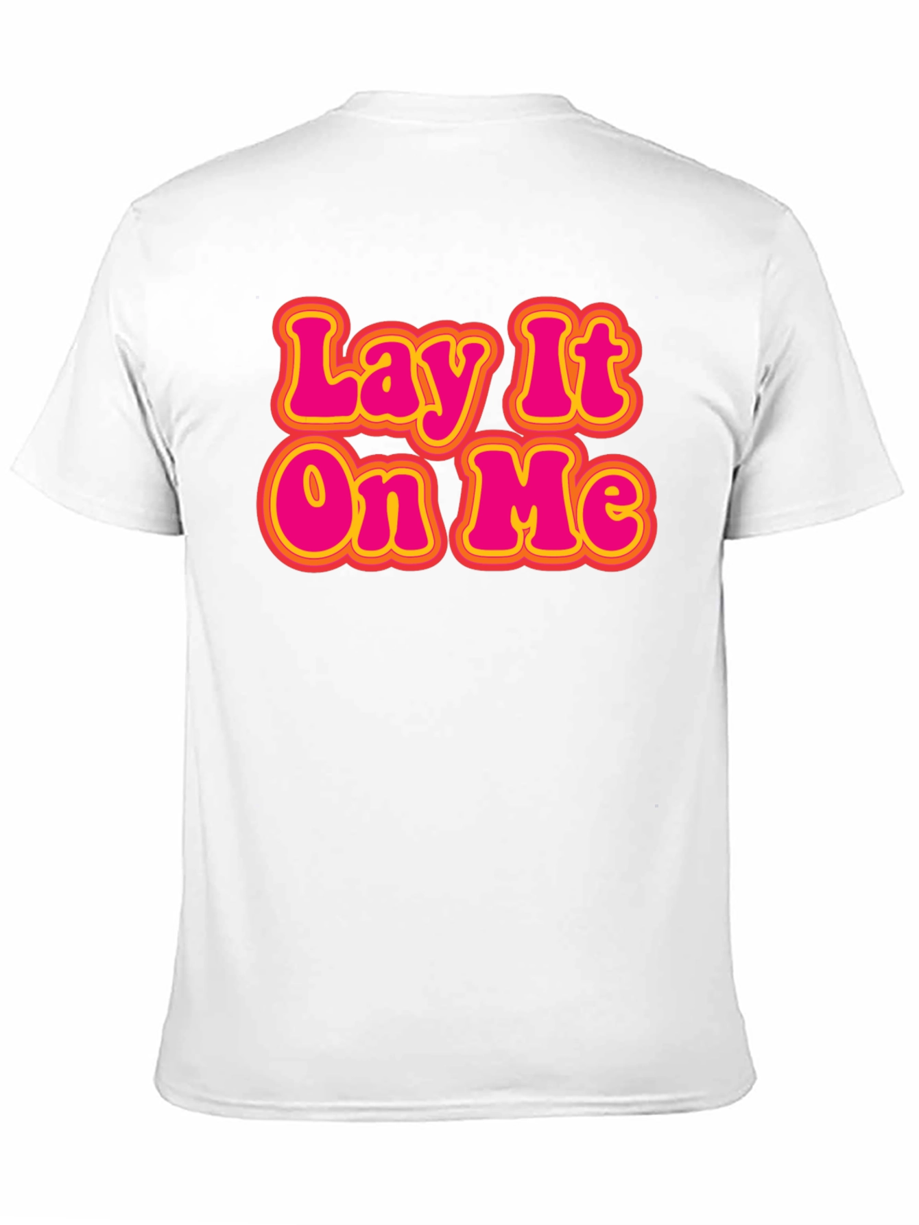 Black Lay It On Me Retro Graphic T-Shirt view 11