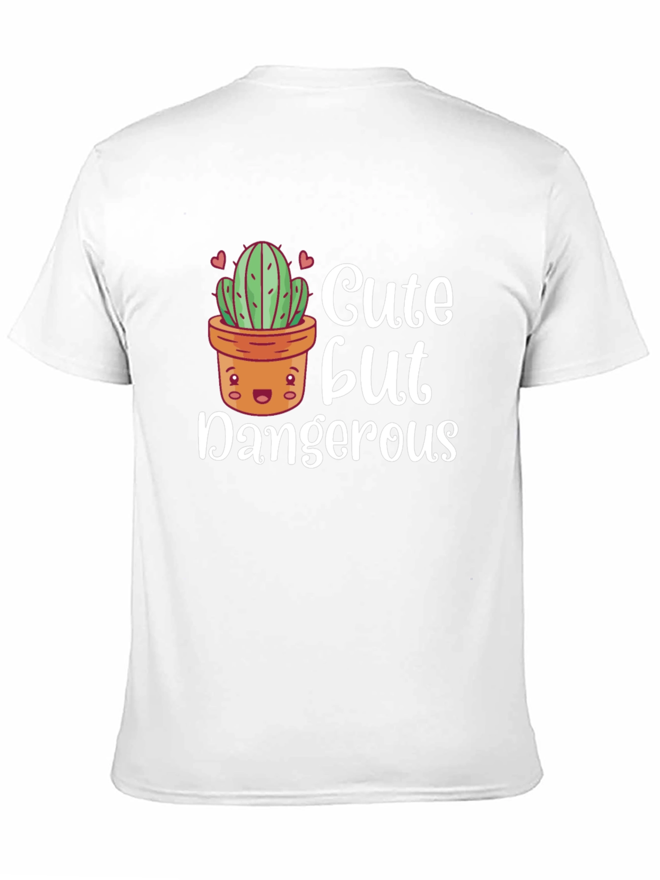 Black Cute But Dangerous Cactus Graphic T-Shirt view 11