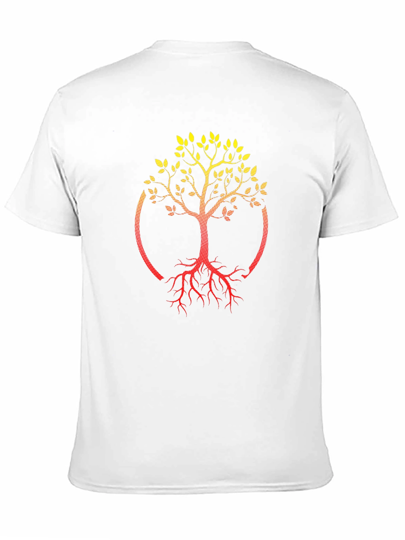 Black Tree of Life Graphic Tee - Black Cotton Blend view 11
