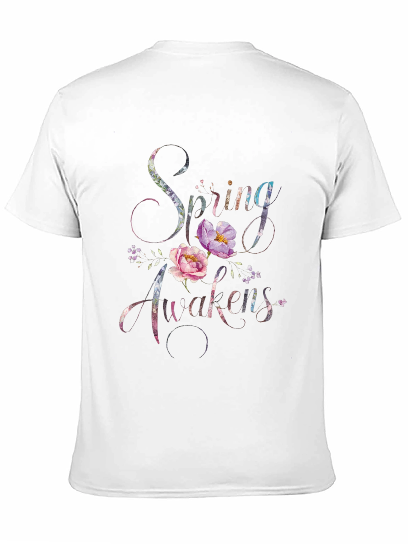 Black Spring Awakens Floral Print T-Shirt view 11