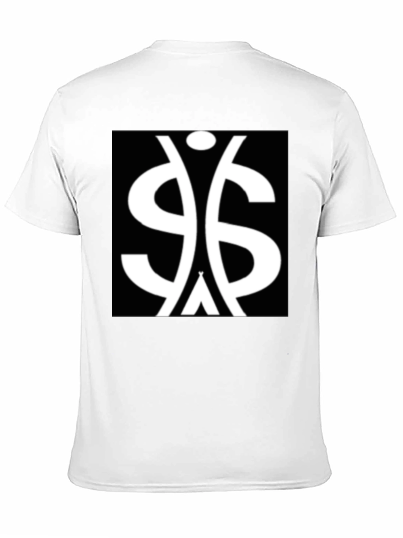 Black Symbol Graphic Tee - Black Cotton Blend view 11