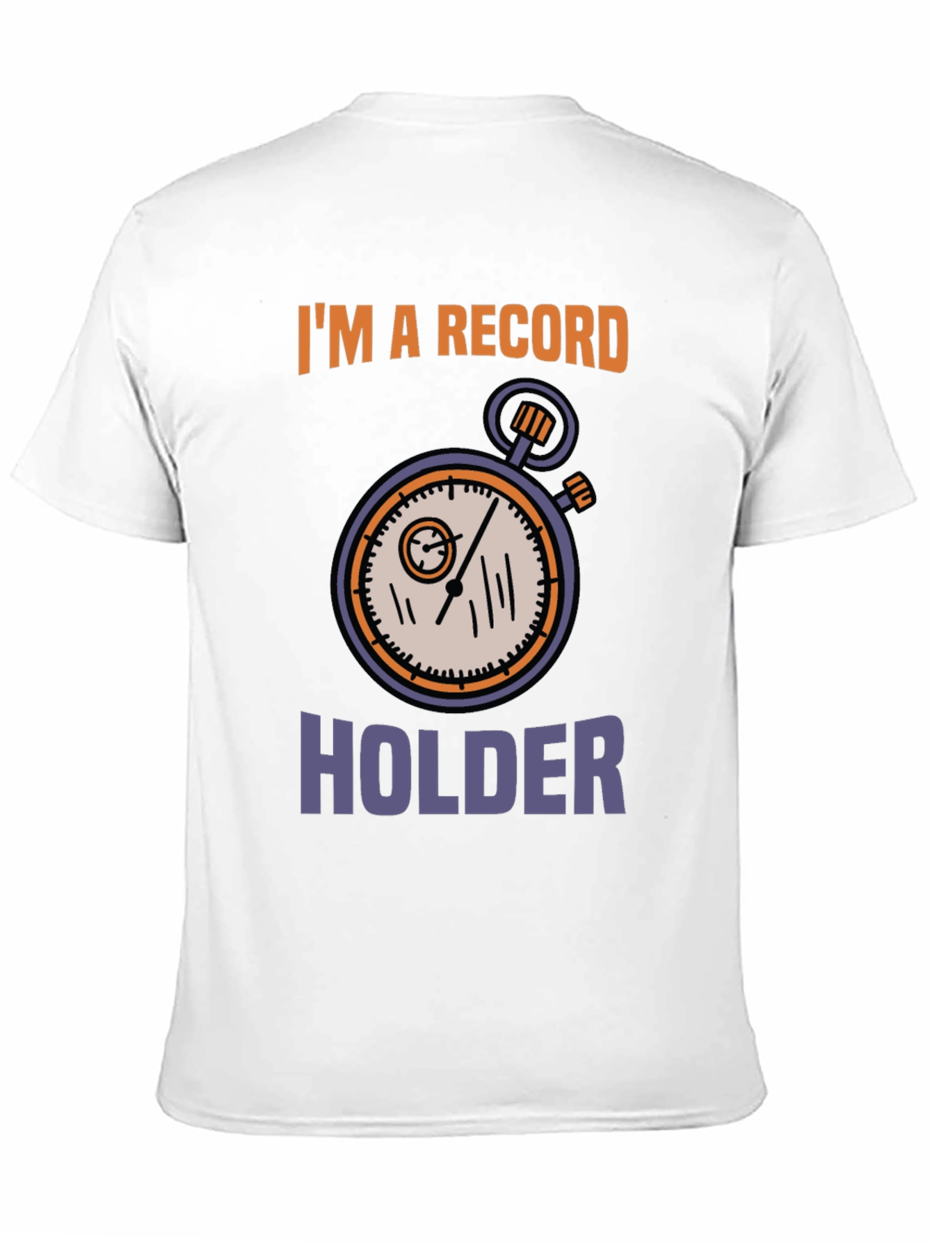 Black Record Holder Graphic Tee - Unique Design view 11