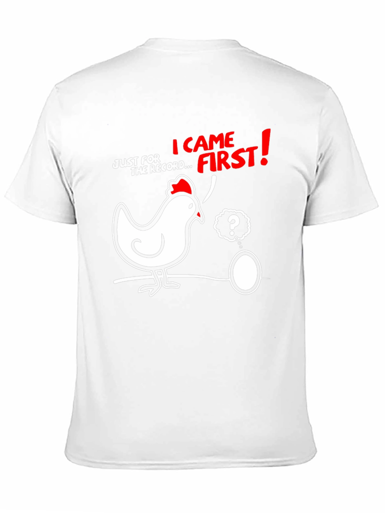 Black Chicken or Egg T-Shirt view 11