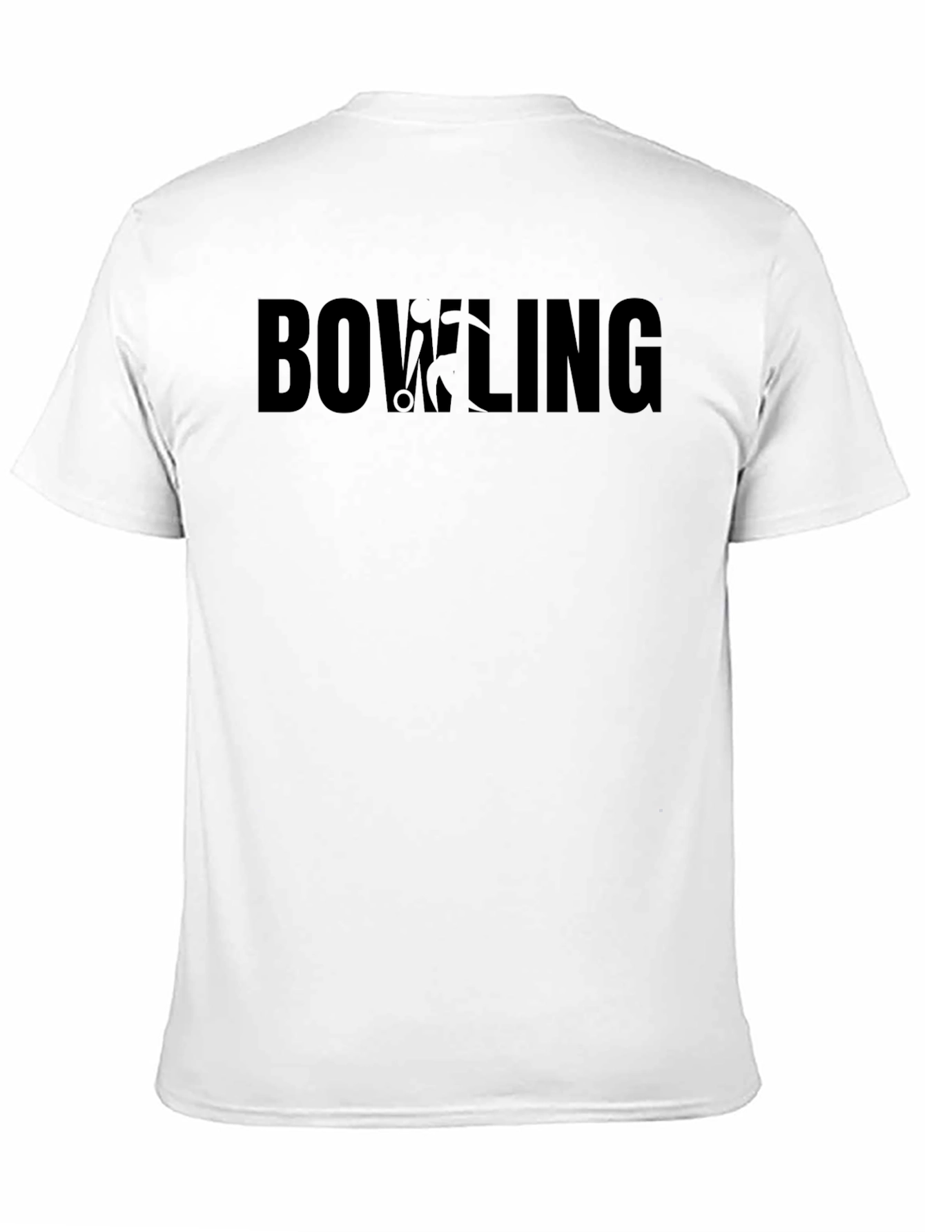 Black Bowling T-Shirt - Strike Design view 11