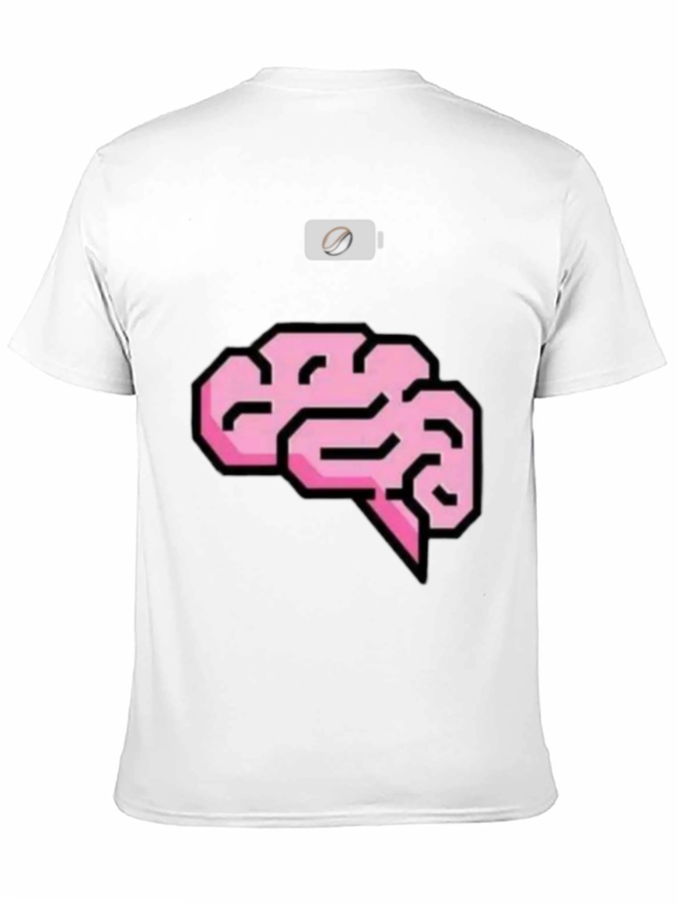 Black Brain Power Mode T-Shirt view 11