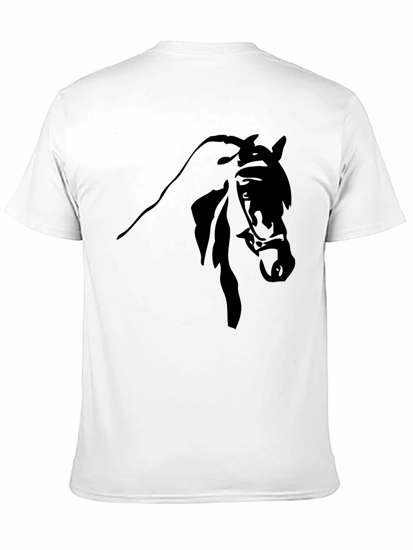 Black Black Horse Graphic Tee - Equestrian Style view 11