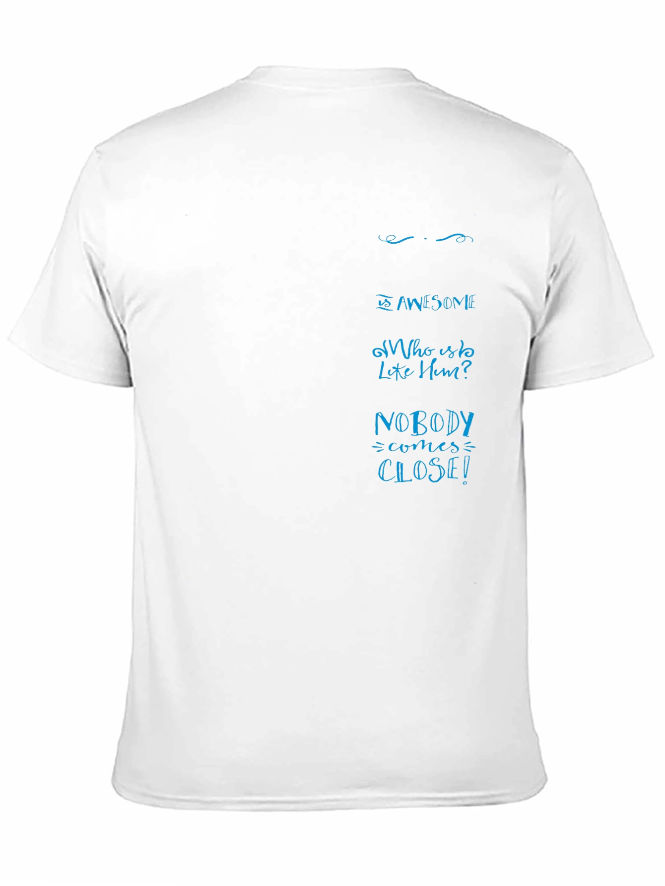 Black He Is Awesome T-Shirt view 11