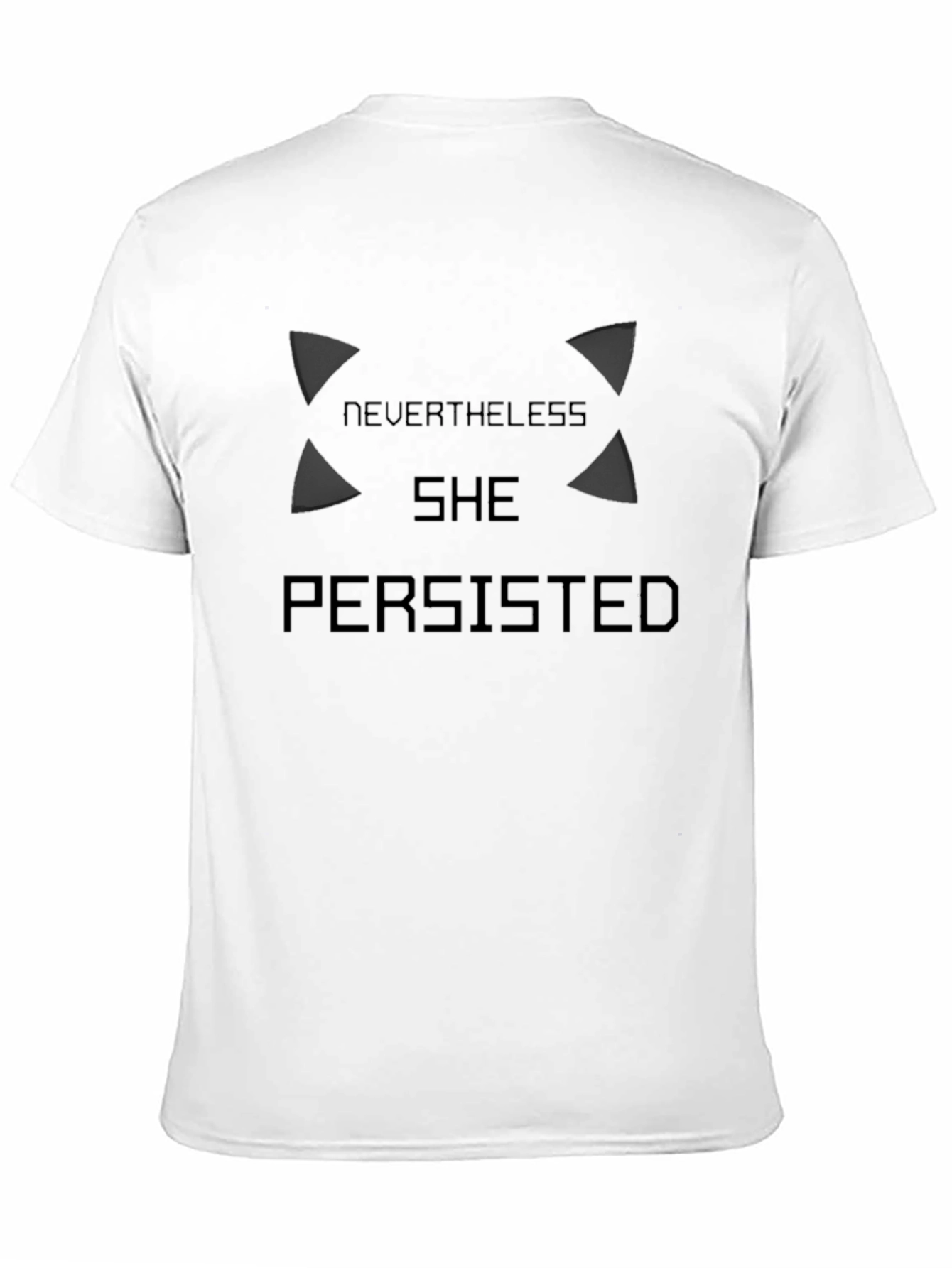 Black Nevertheless She Persisted Graphic Tee view 11
