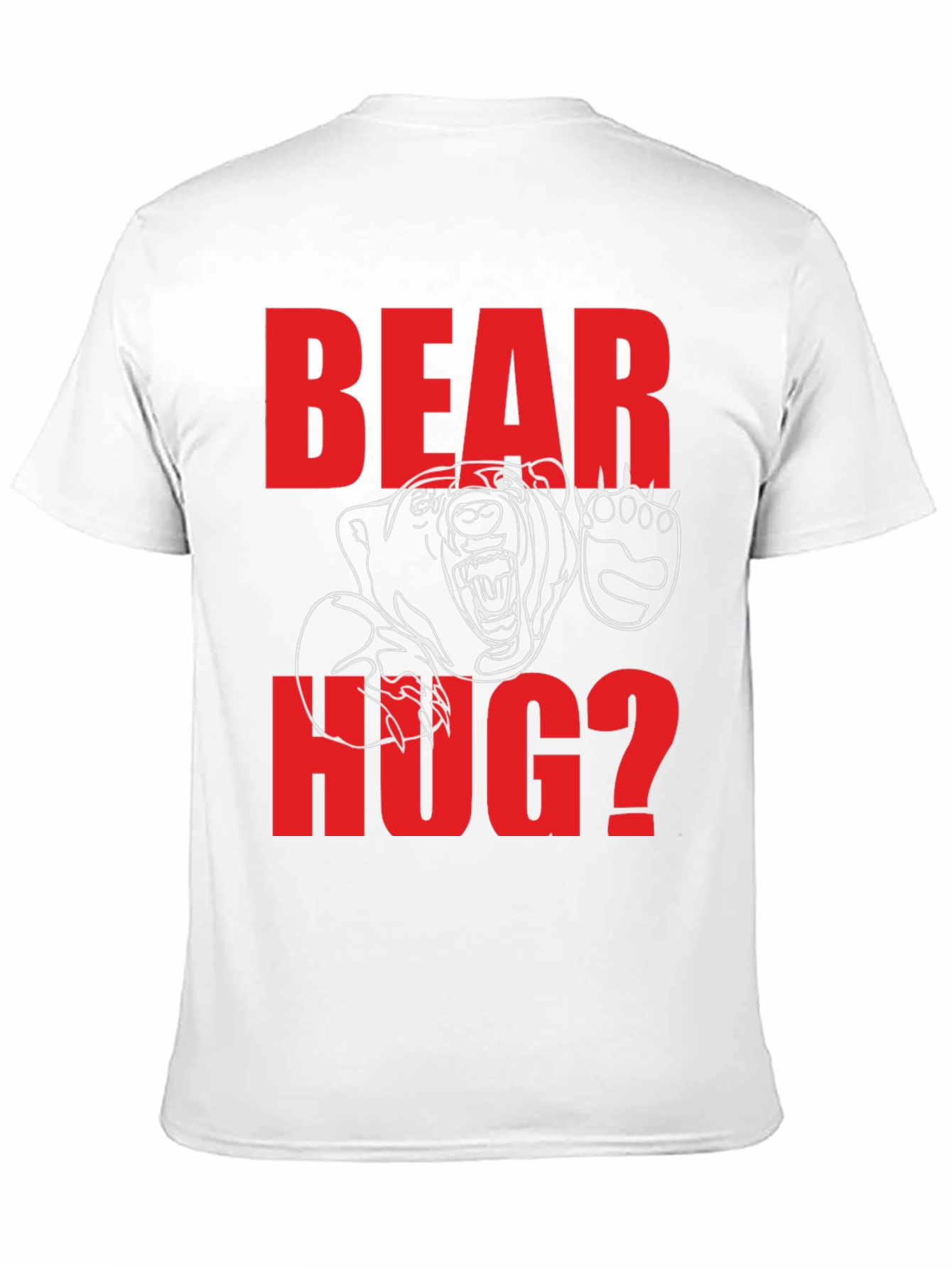 Black Bear Hug Graphic Tee - Black Cotton Blend view 11