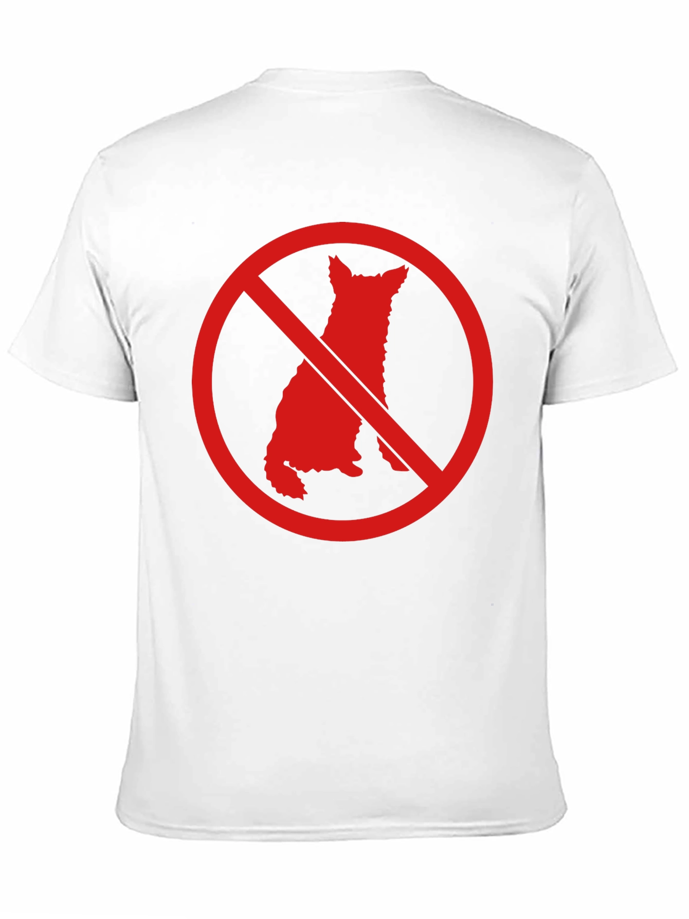 Black No Dogs Allowed Graphic T-Shirt - Men's Black Tee view 11
