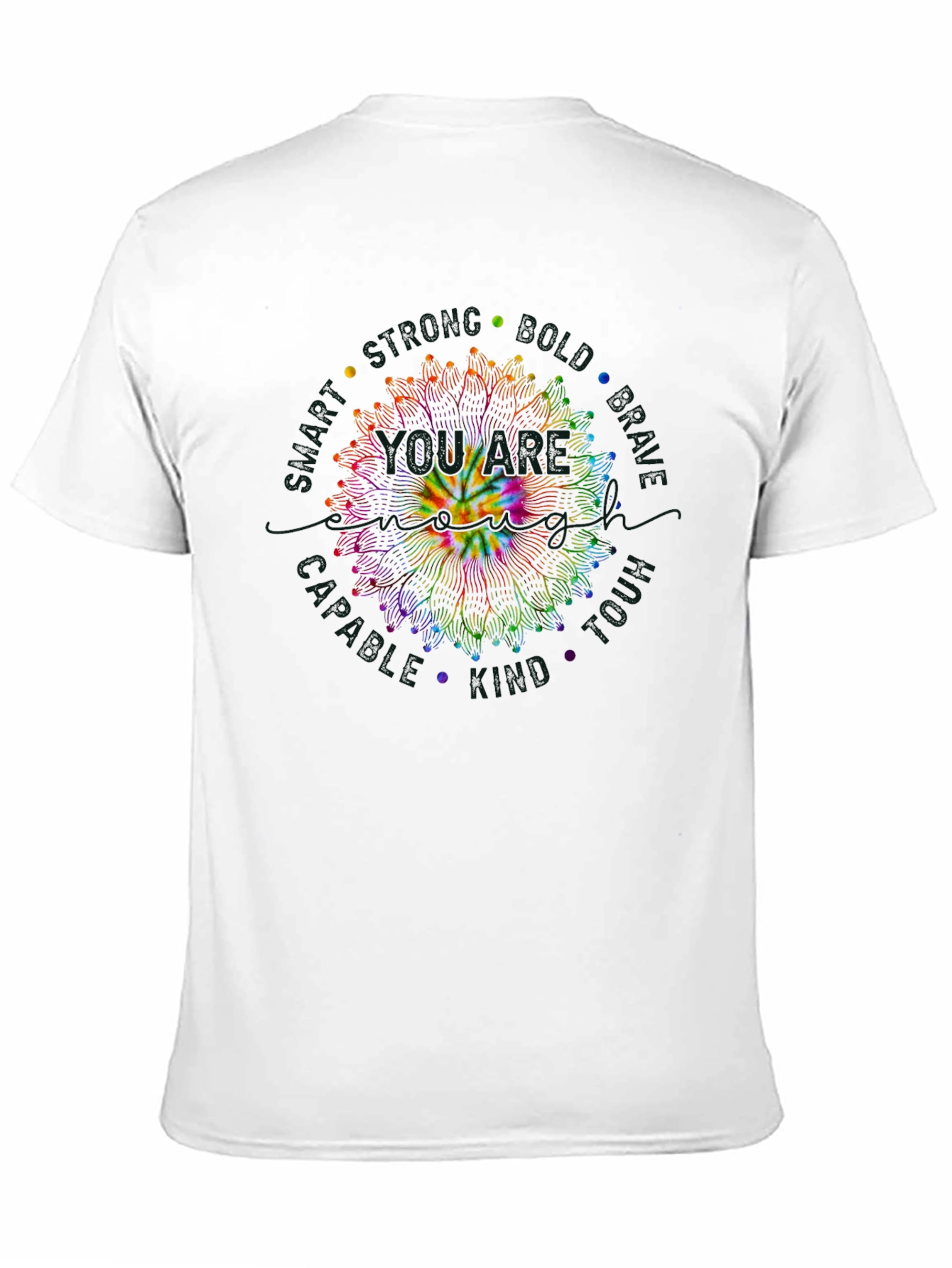 Tie Dye Smiley Face Mandala T-Shirt - 11