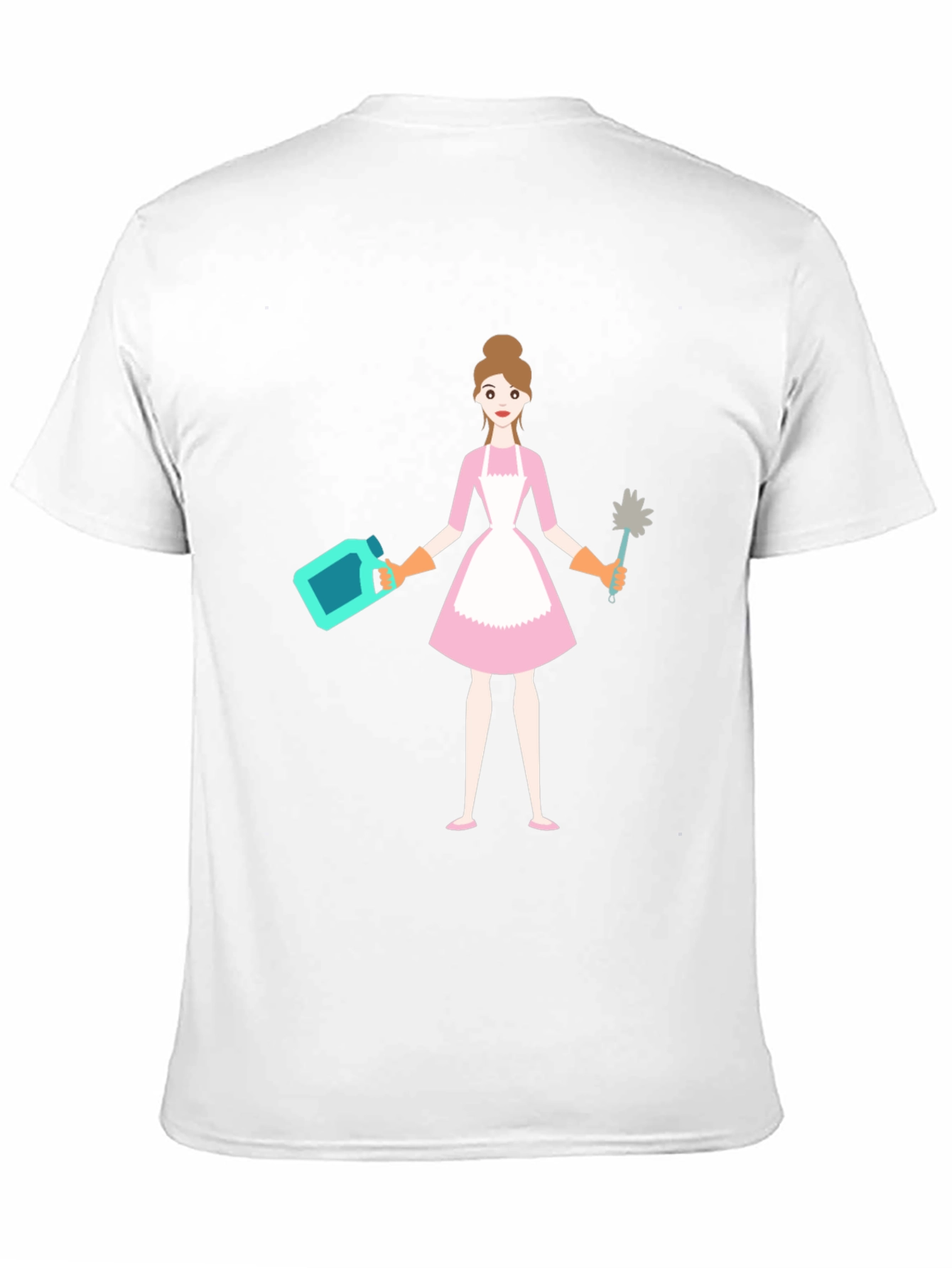 Black Maid Graphic Tee - Cleaning Crew T-Shirt view 11