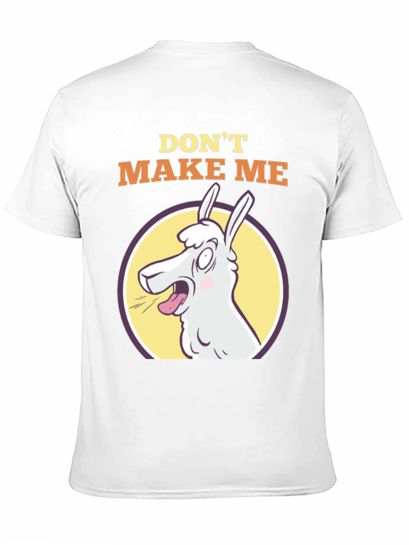 Black Don't Make Me Llama T-Shirt - Funny Animal Tee view 11