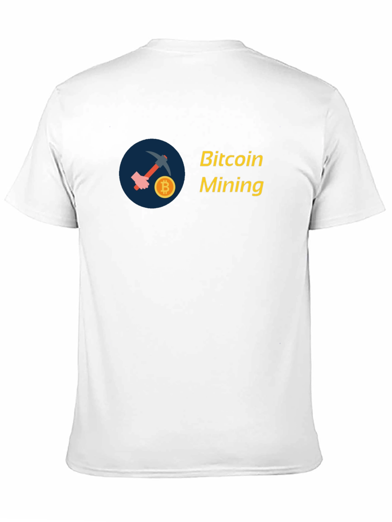 Black Bitcoin Mining T-Shirt - Crypto Design view 11