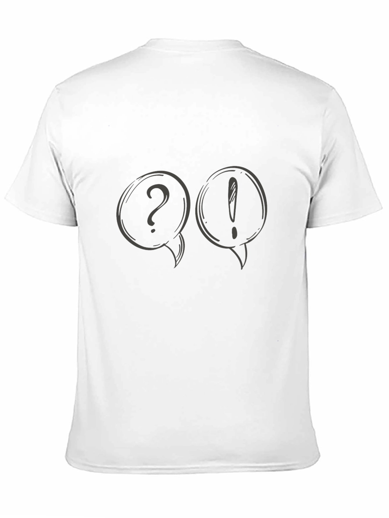 Black Question & Exclamation T-Shirt view 11