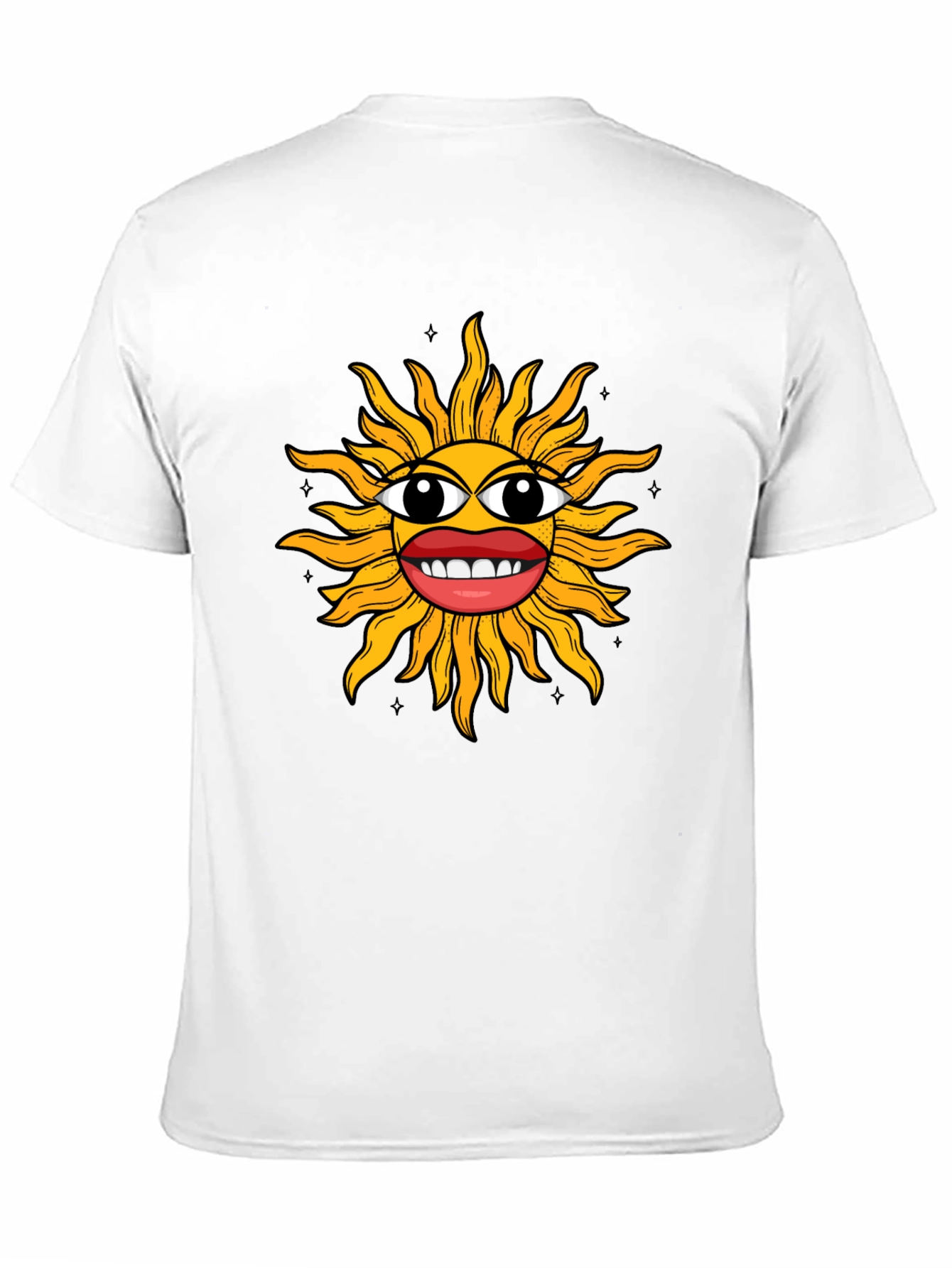 Black Funky Sun Graphic Tee - Black view 11