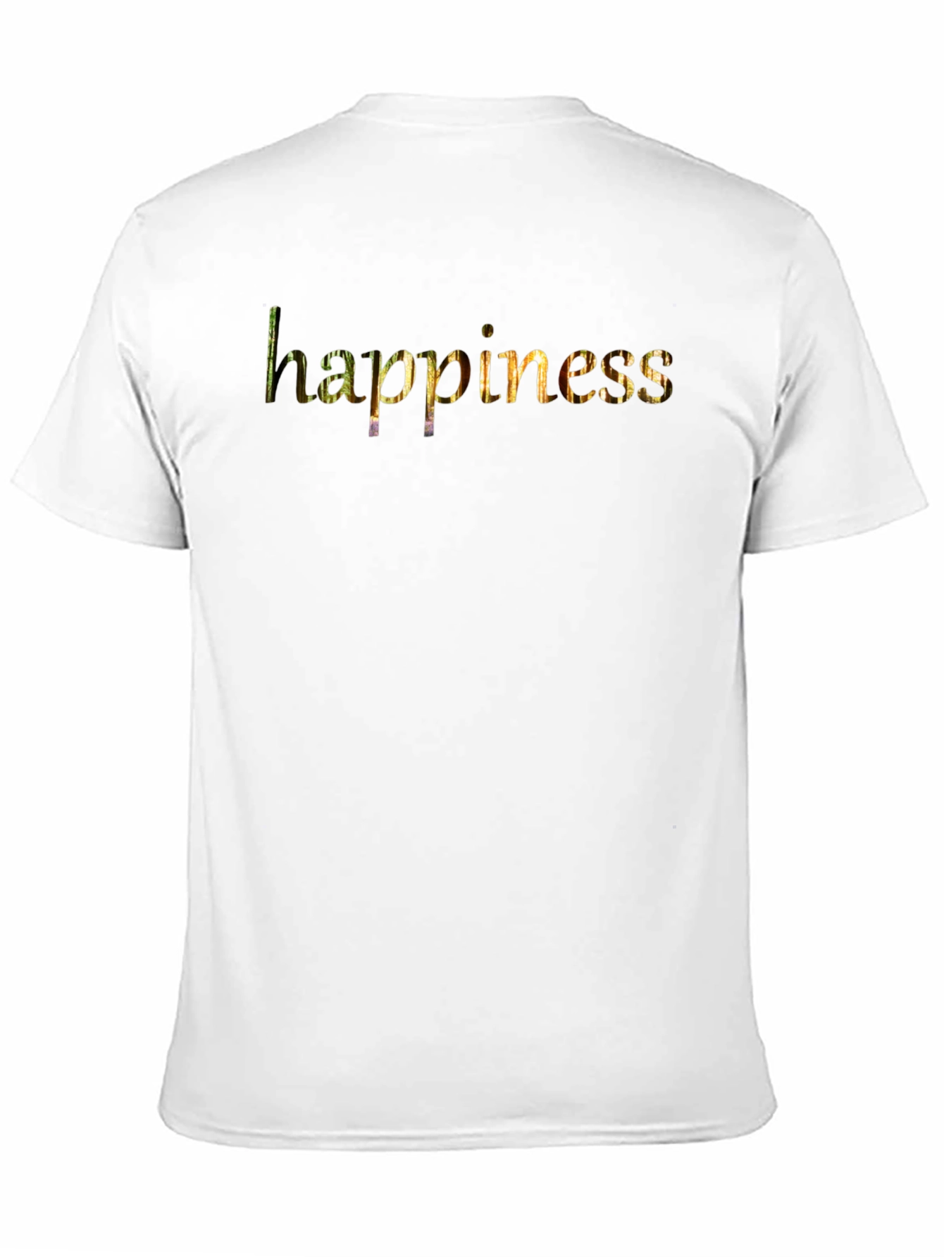 Black Happiness Graphic Black T-Shirt for Men view 11