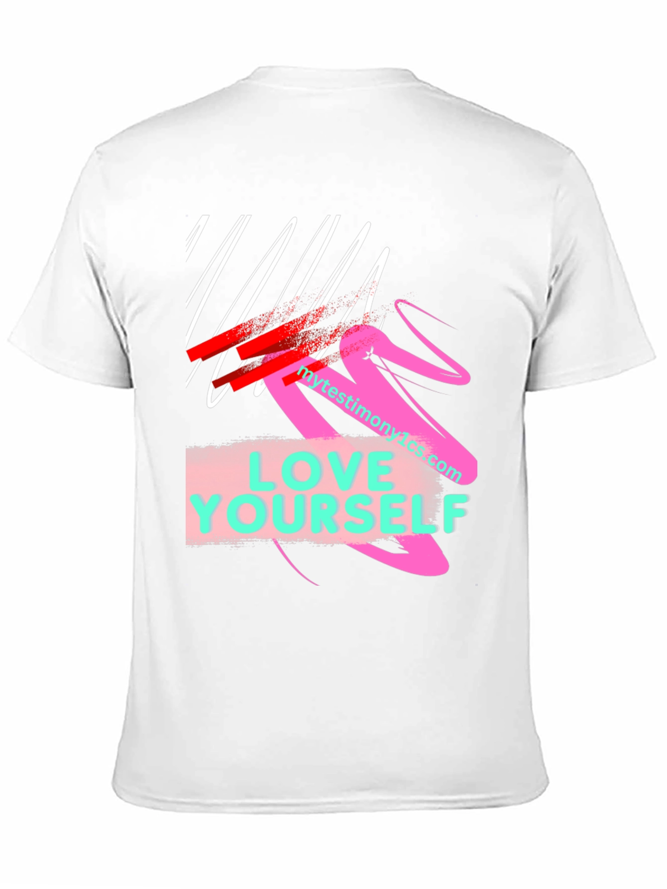 Black Love Yourself Graphic T-Shirt view 11