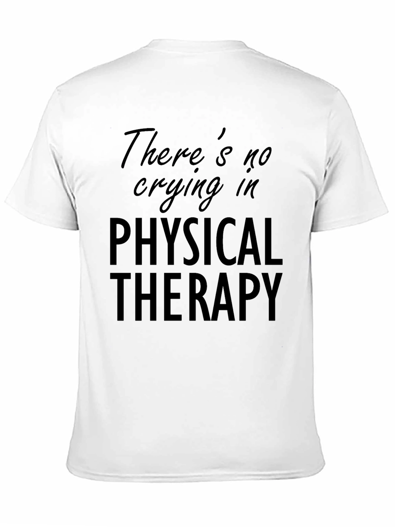 Black Funny Physical Therapy T-Shirt view 11
