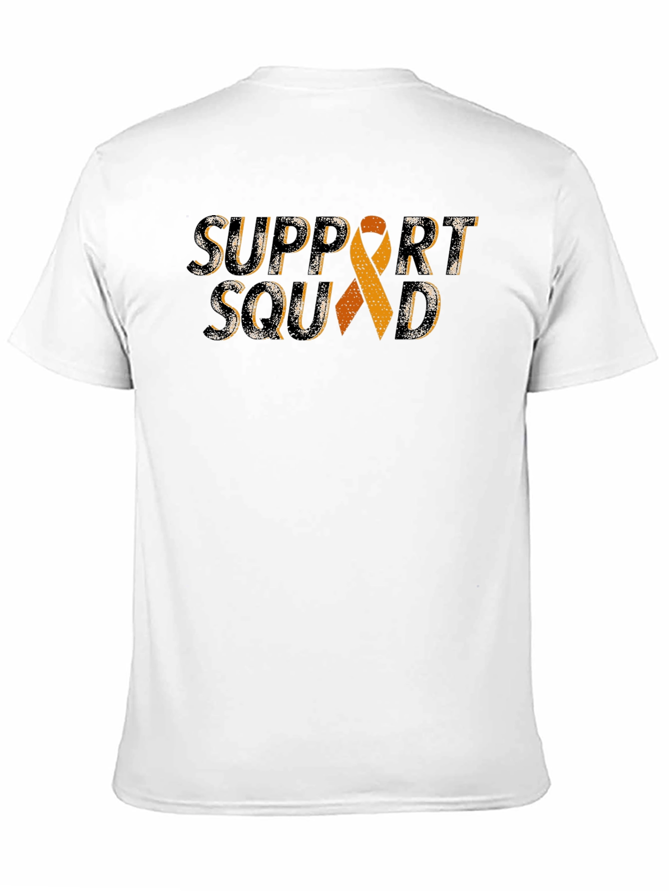 Black Support Squad Awareness Ribbon T-Shirt view 11