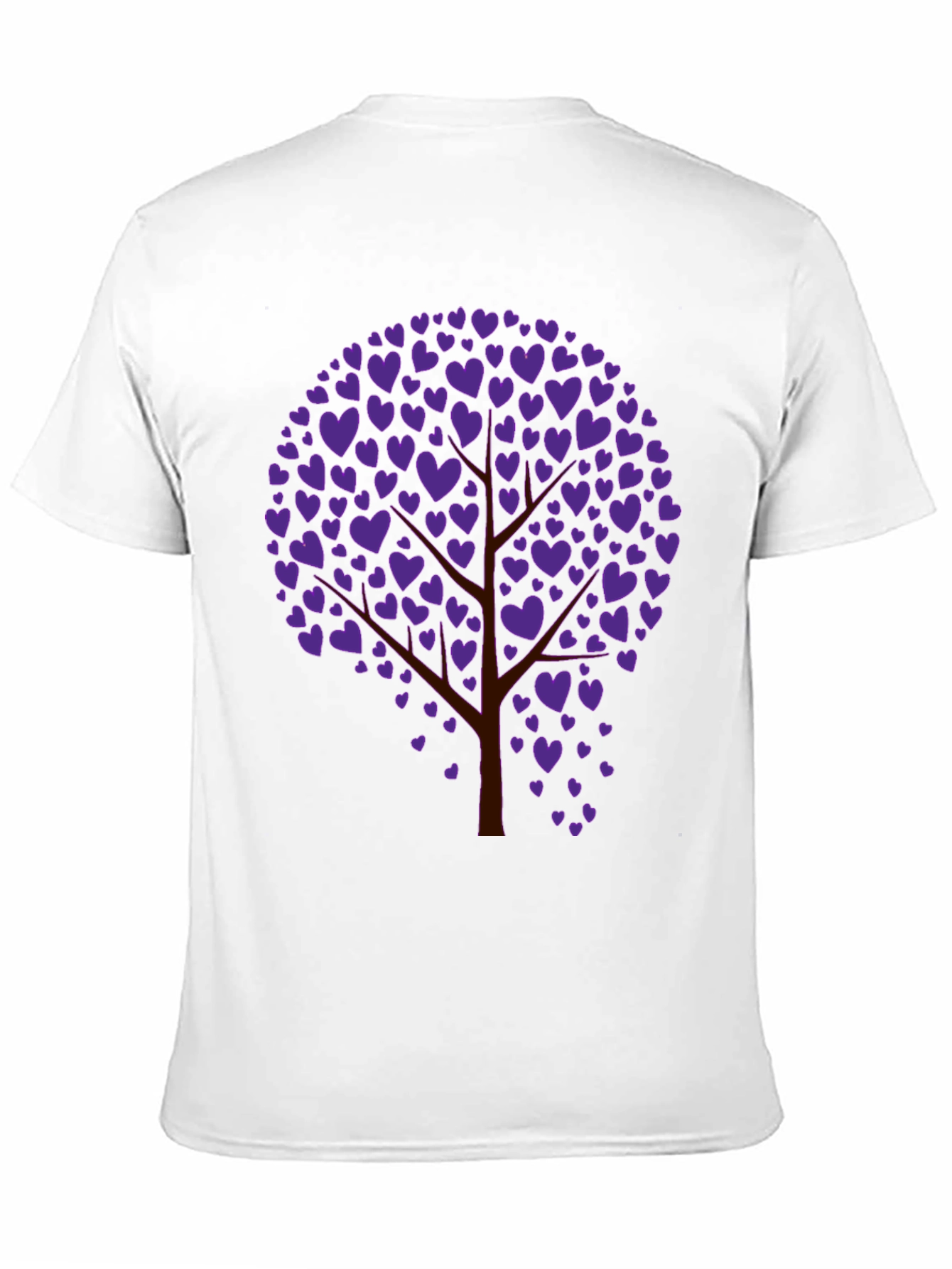 Black Heart Tree Graphic Tee - Black view 11