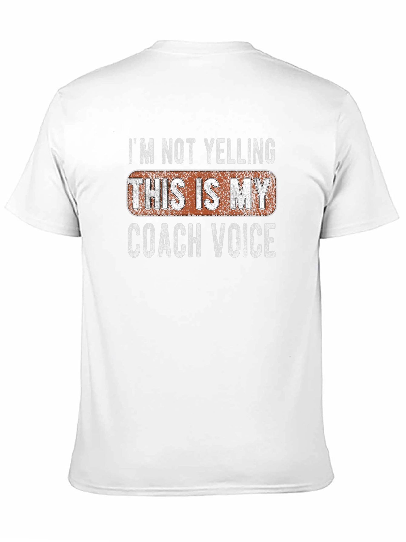 Black Coach Voice T-Shirt - Funny Slogan Tee view 11
