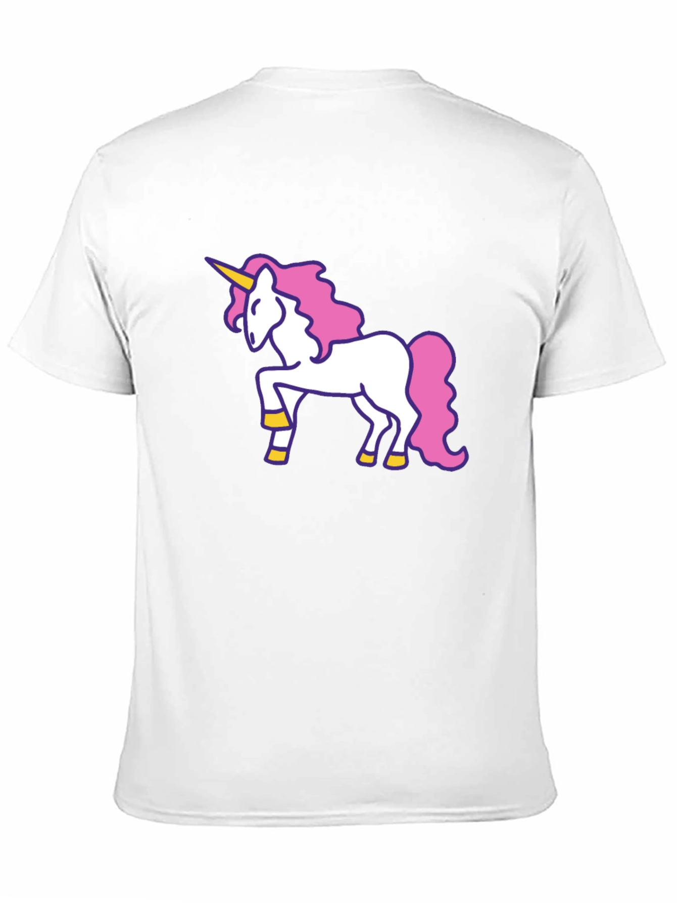 Black Unicorn Graphic Tee - Black Cotton T-Shirt view 11