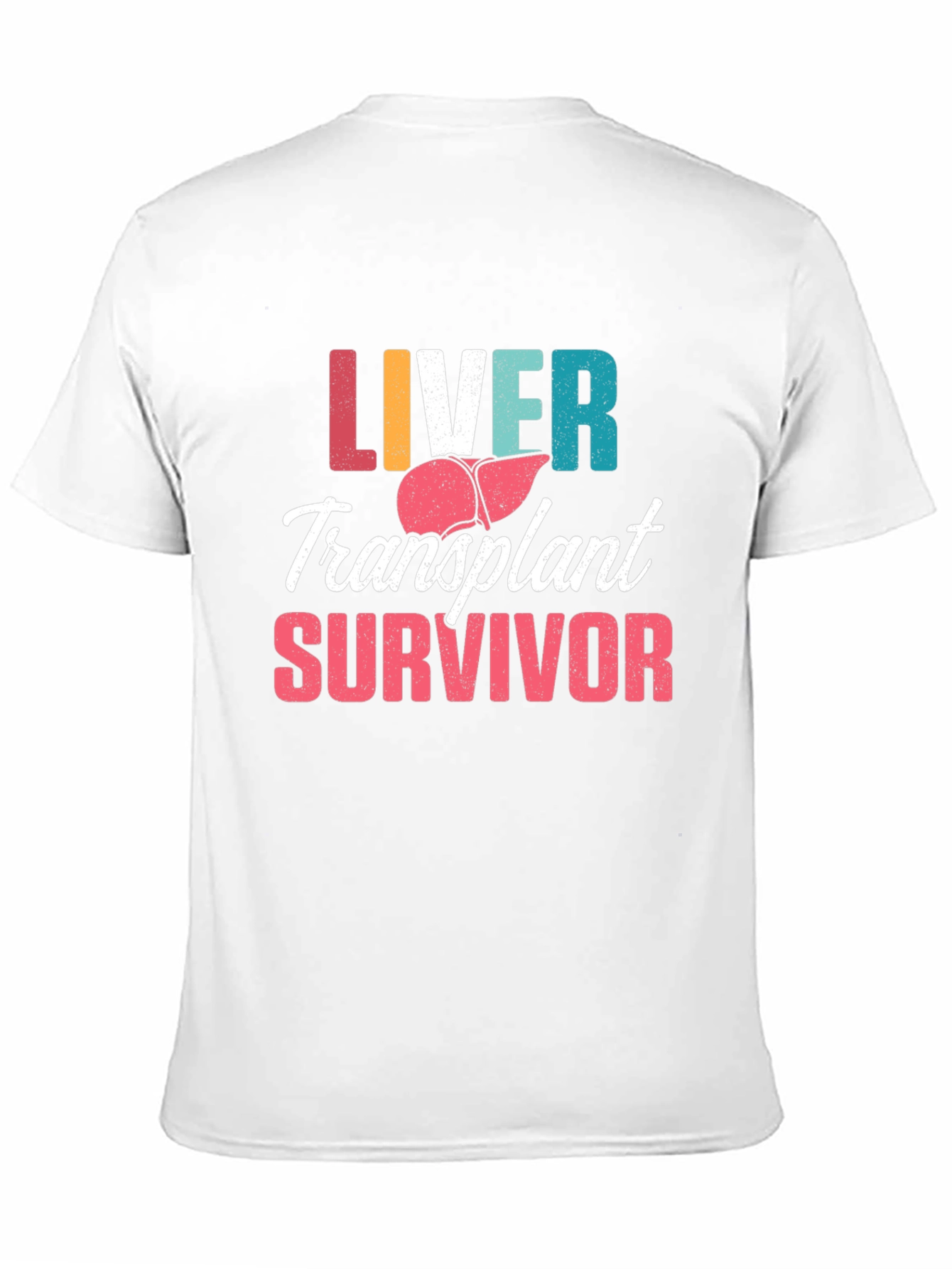 Black Liver Transplant Survivor Graphic Tee view 11