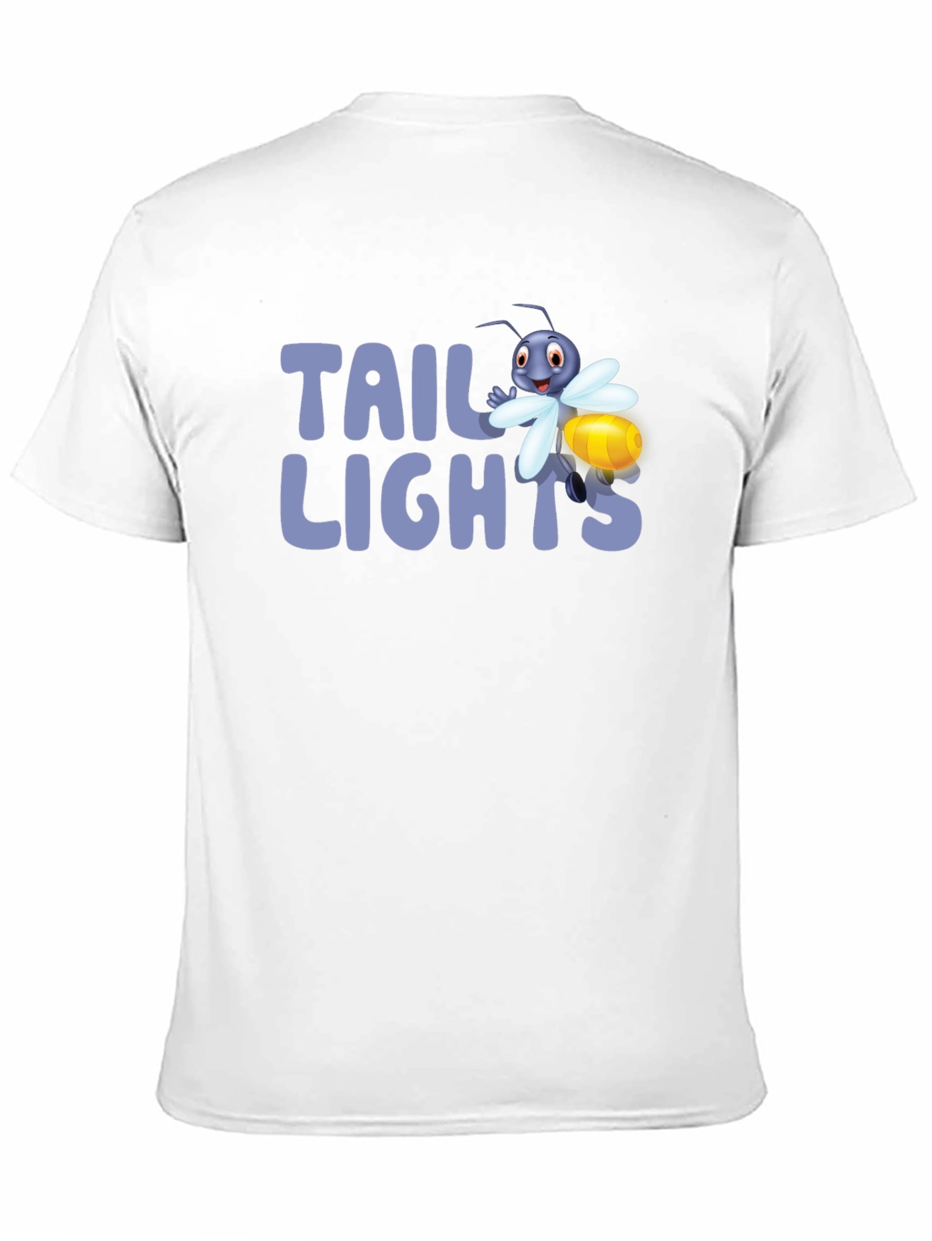 Black Tail Lights Firefly Graphic Tee - Black Cotton T-Shirt view 11