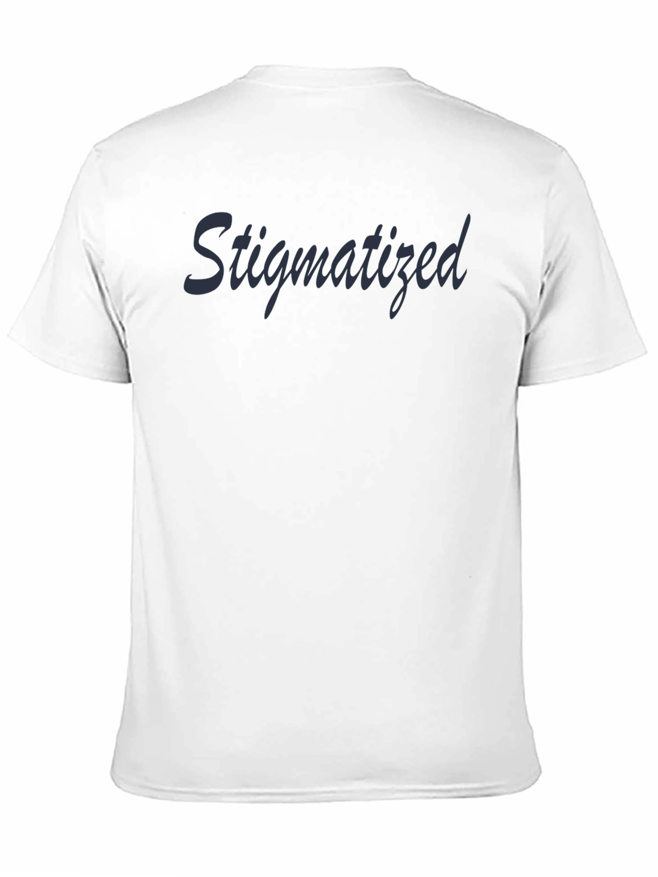 Black Stigmatized Men's Black Short Sleeve T-Shirt view 11