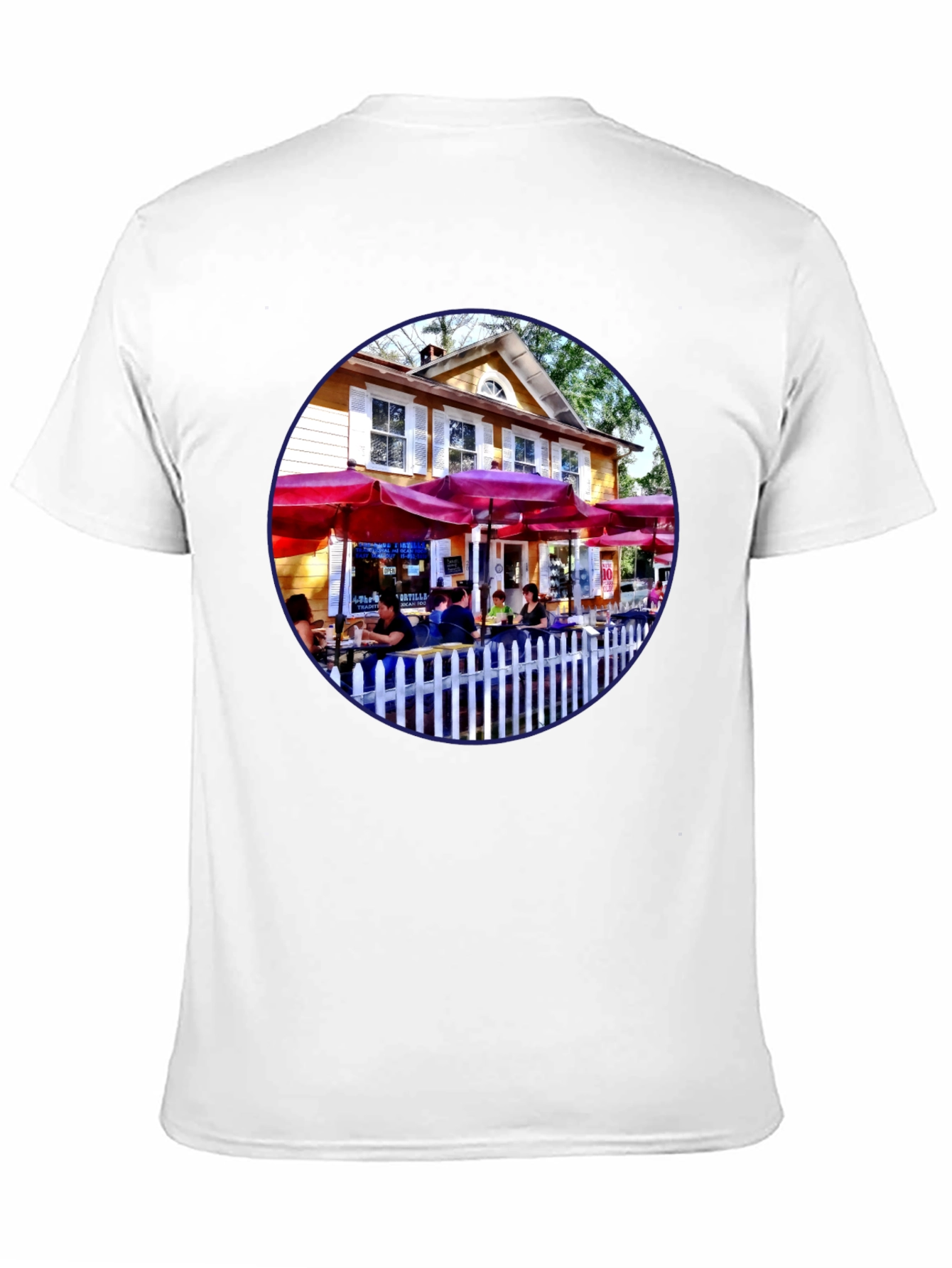 Black Restaurant Patio Graphic Tee - Black view 11