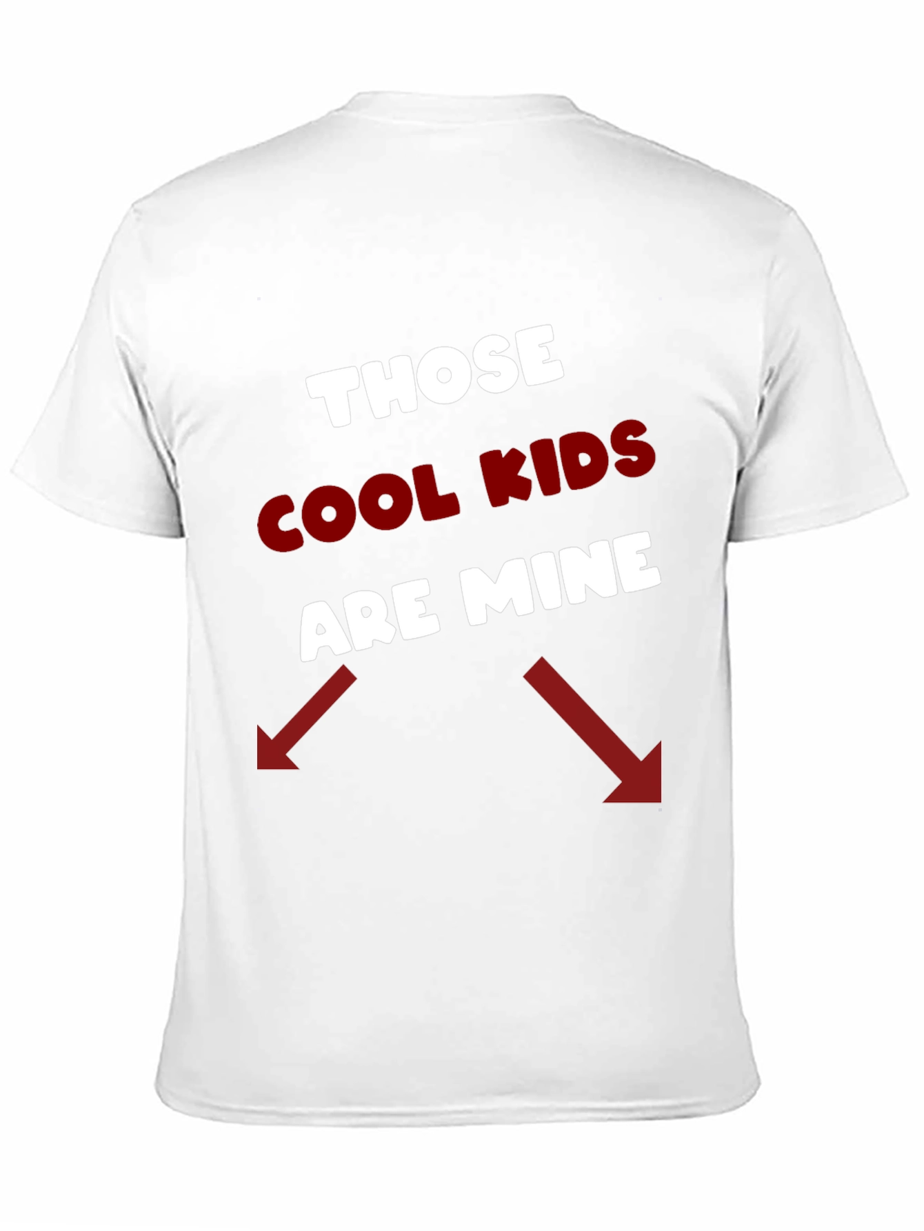 Black Cool Kids Dad Tee - Black Novelty T-Shirt view 11