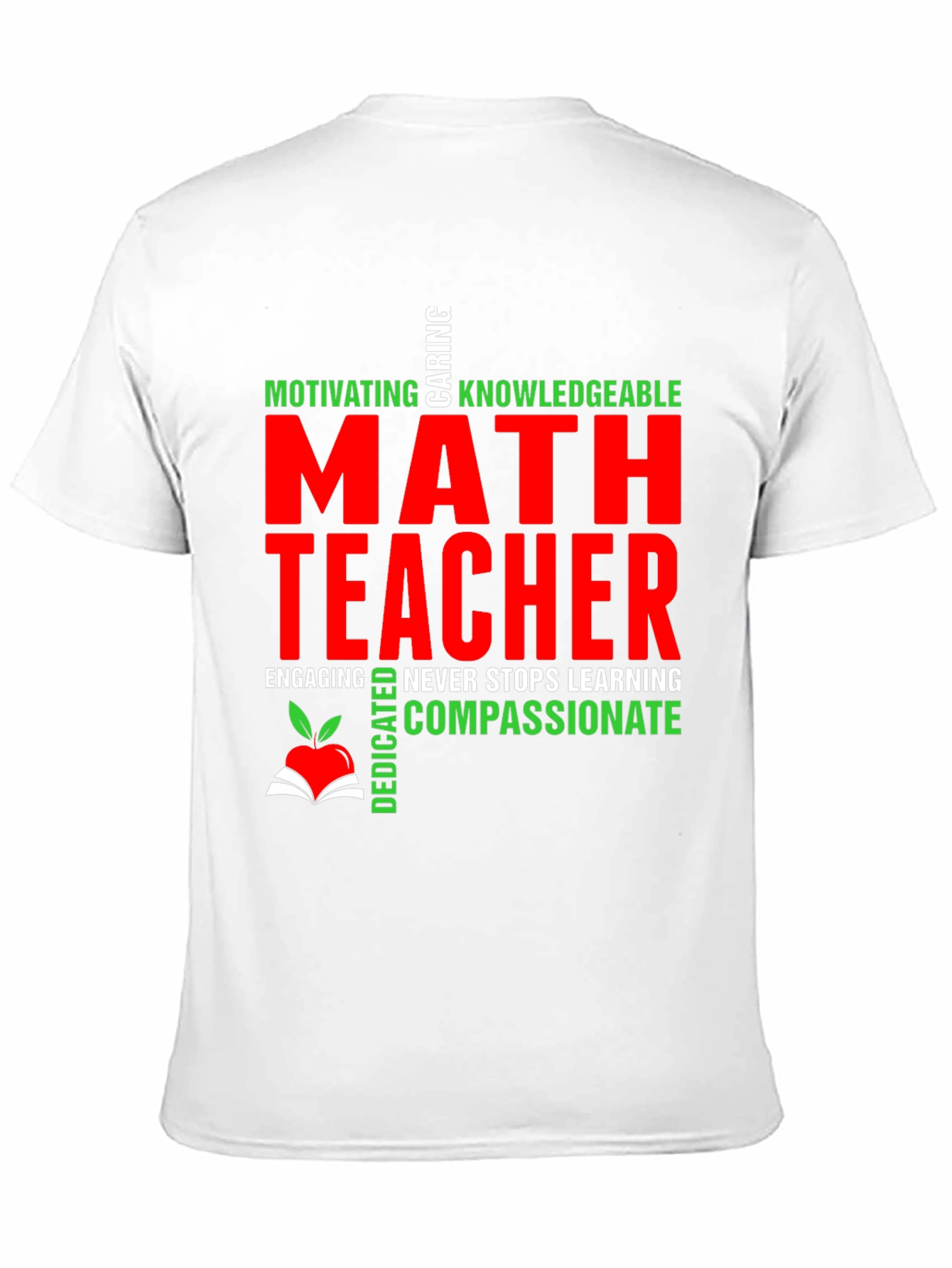 Black Math Teacher Graphic T-Shirt view 11