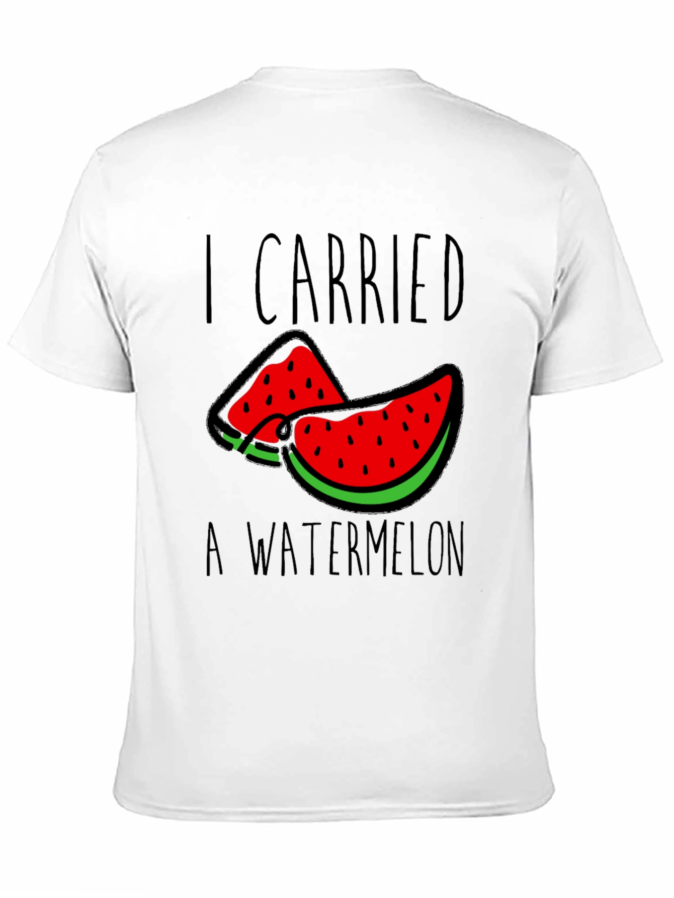 Black I Carried a Watermelon Graphic Tee view 11