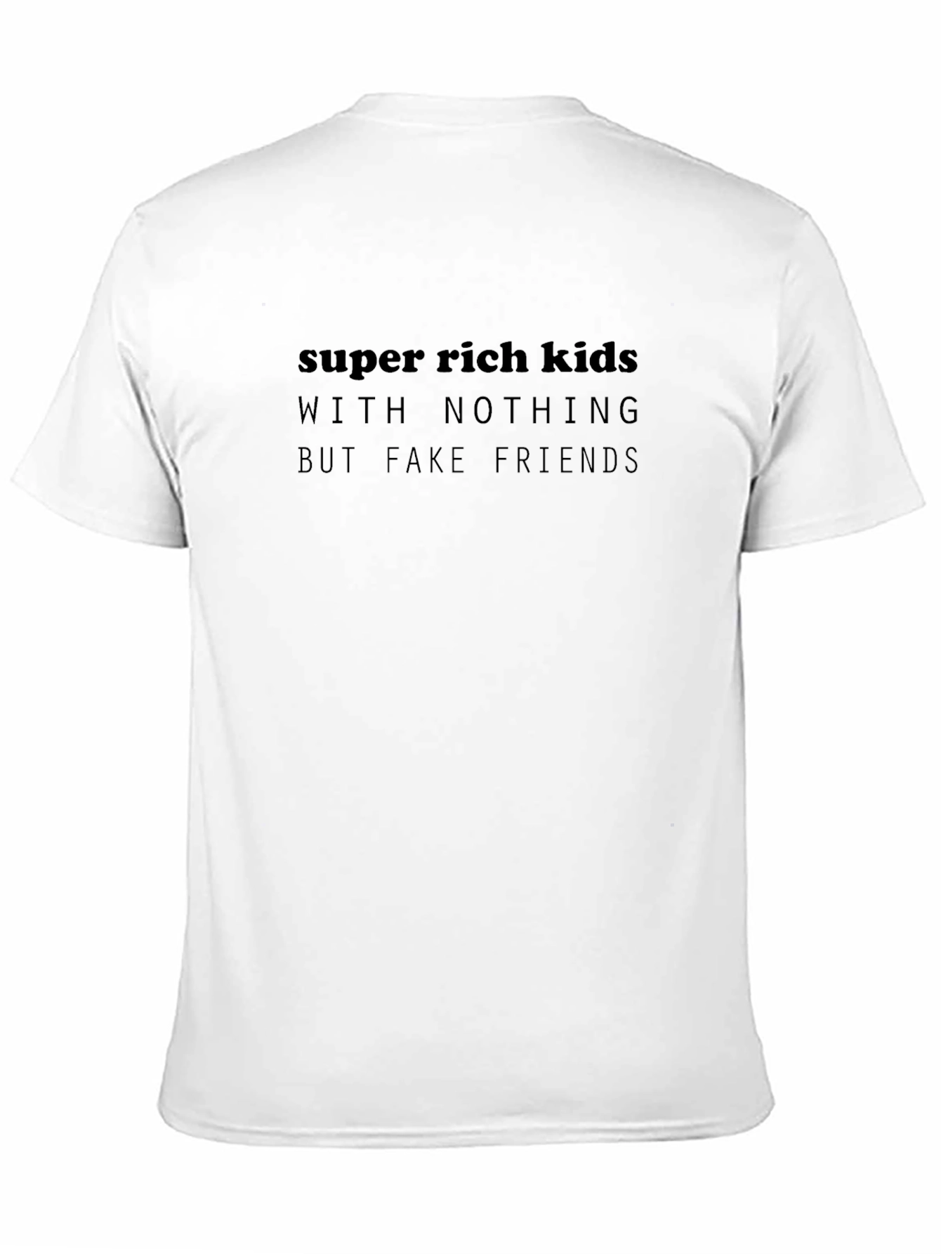 Black Super Rich Kids Graphic T-Shirt - Black view 11
