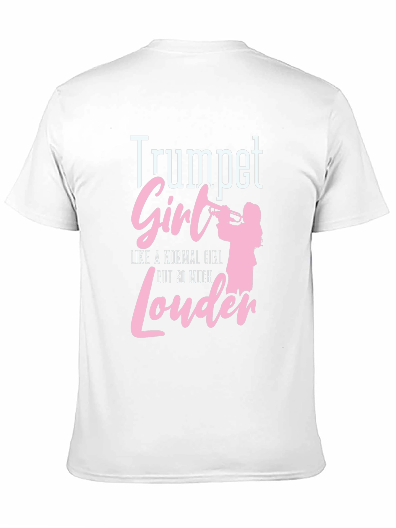 Black Trumpet Girl T-Shirt - Loud & Proud! view 11