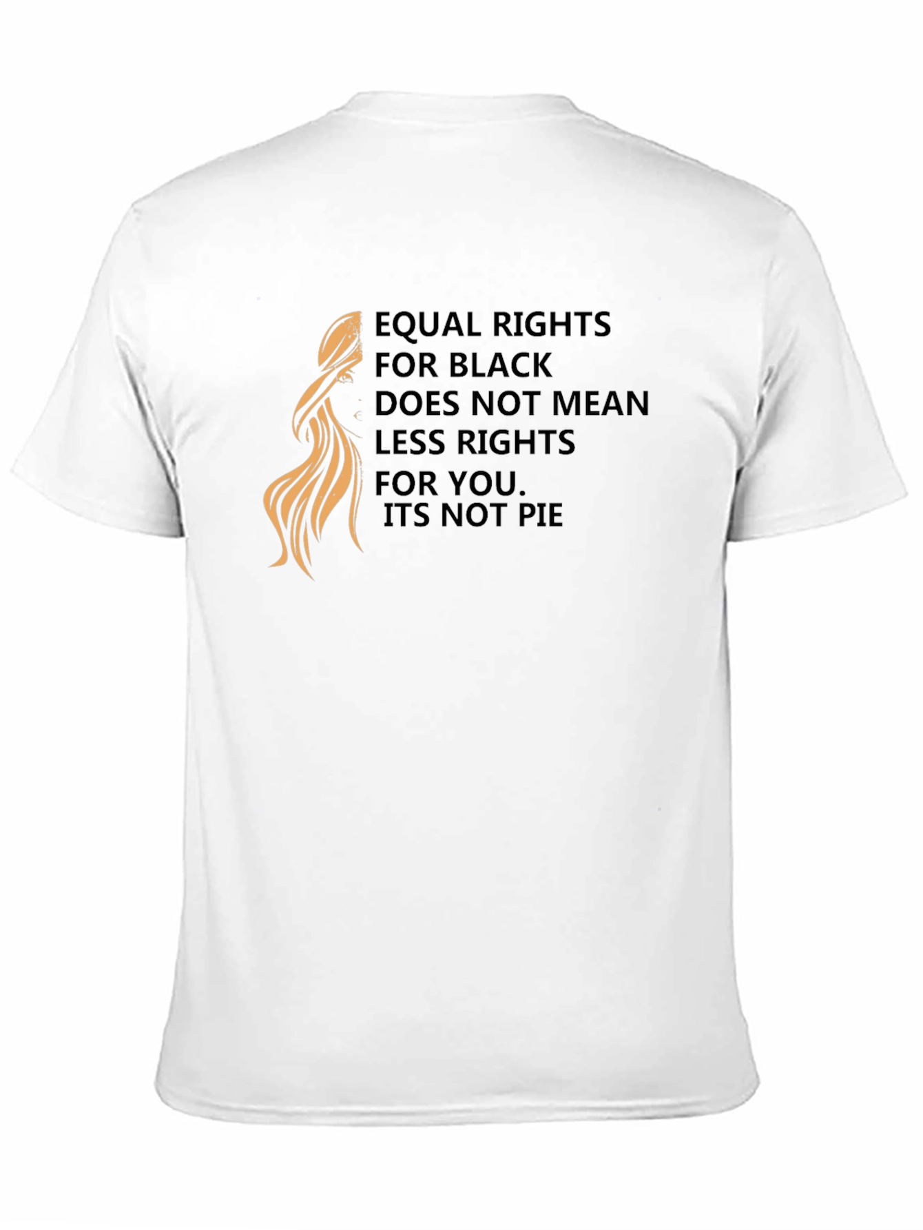 Black Equal Rights Black T-Shirt: Powerful Statement Tee view 11