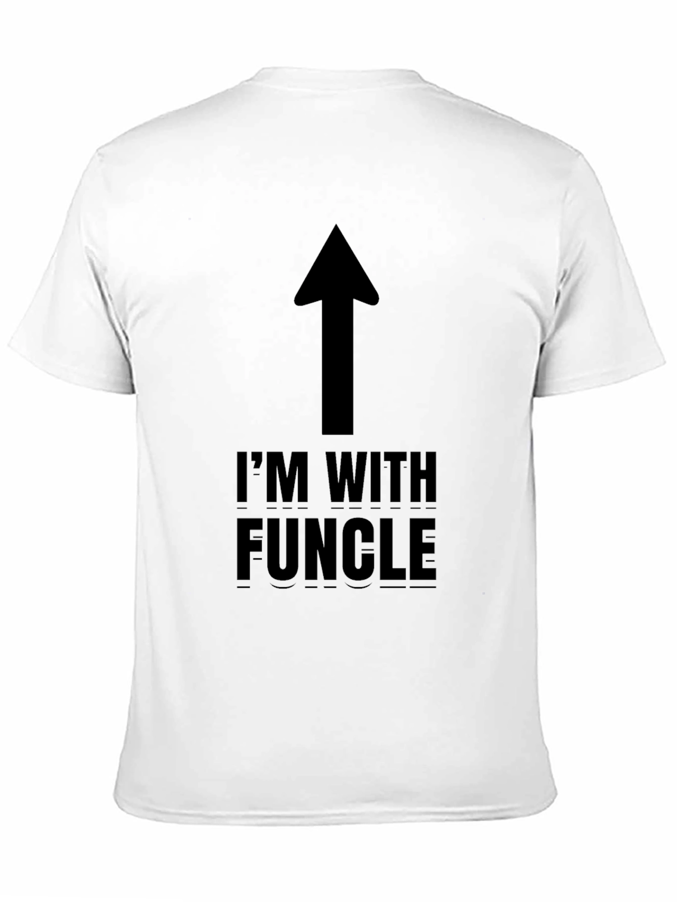 Black I'm With Funcle T-Shirt - Funny Uncle Gift view 11