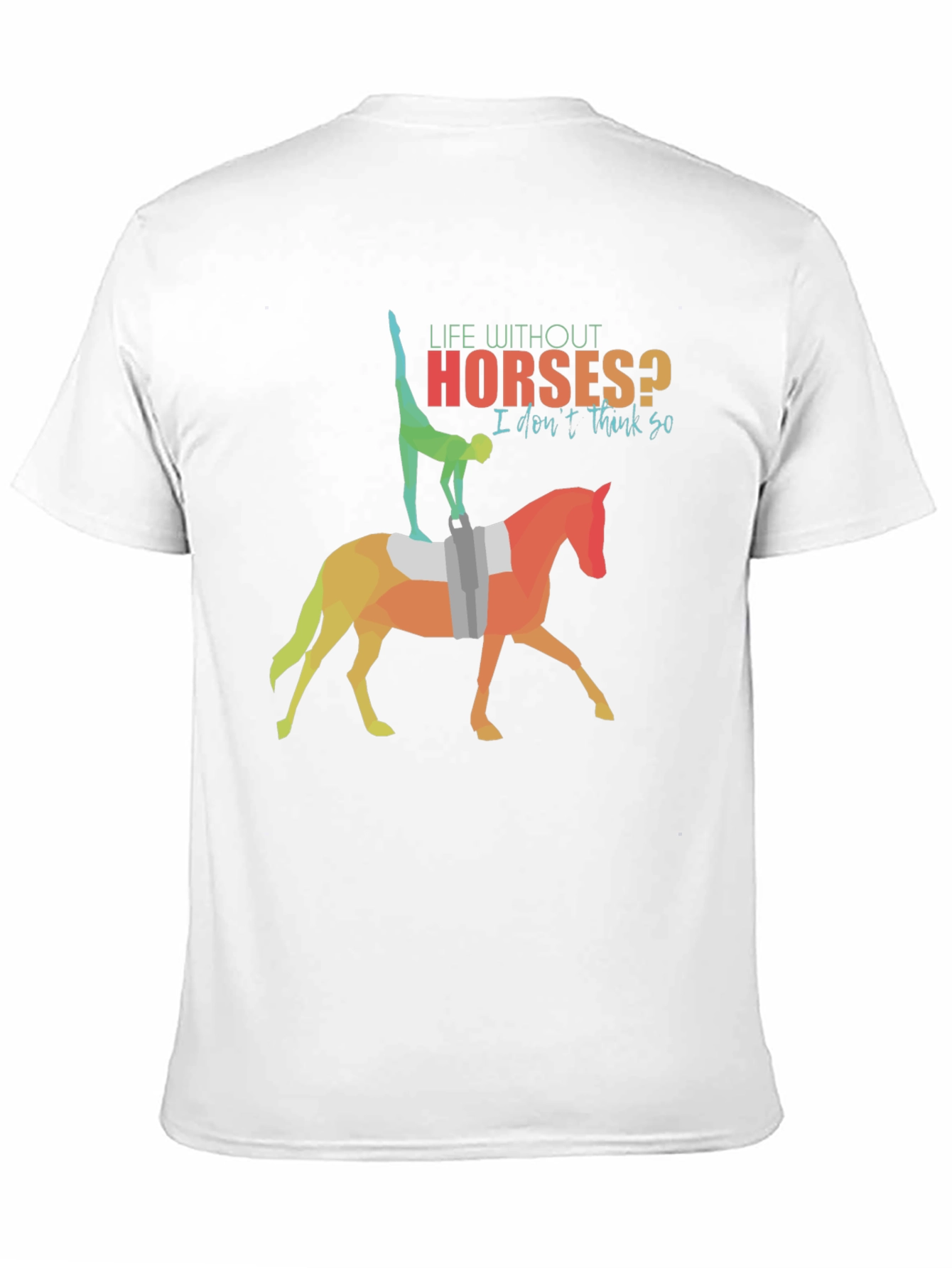 Black Life Without Horses? Graphic Tee view 11