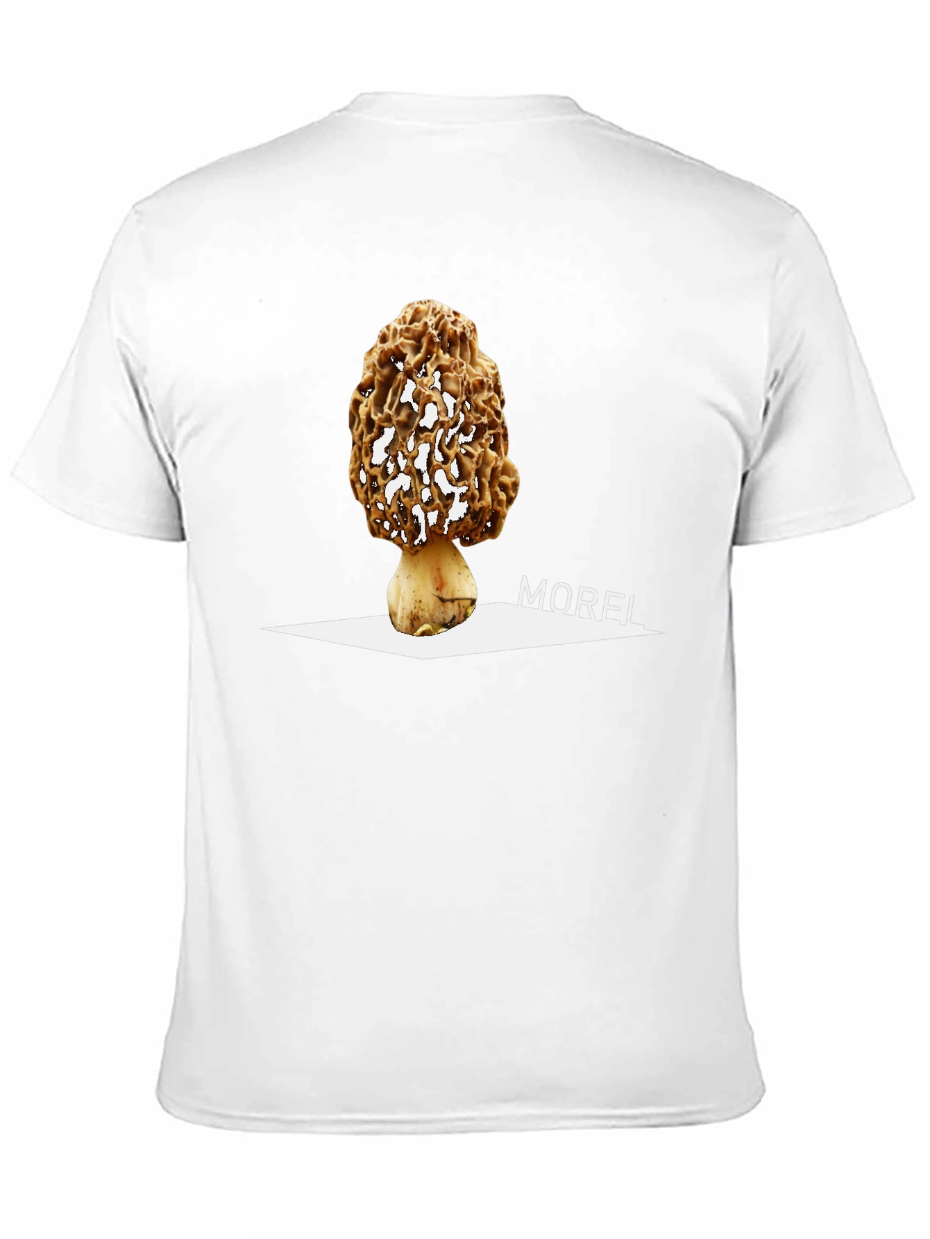 Black Morel Mushroom Graphic Tee - Unique Nature Design view 11
