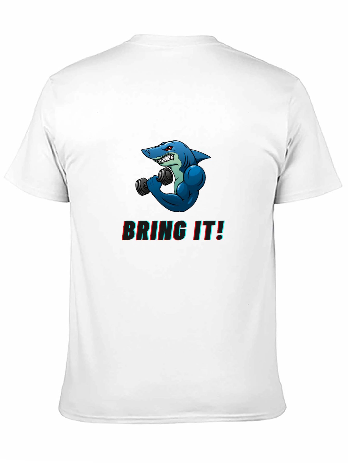 Black Shark Gym Black T-Shirt - "Bring It!" Graphic Tee view 11