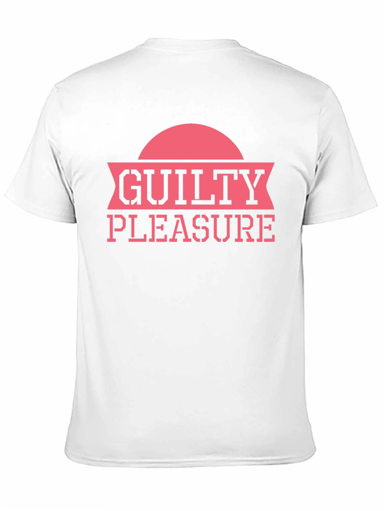 Black Guilty Pleasure Graphic Tee - Black Cotton T-Shirt view 11