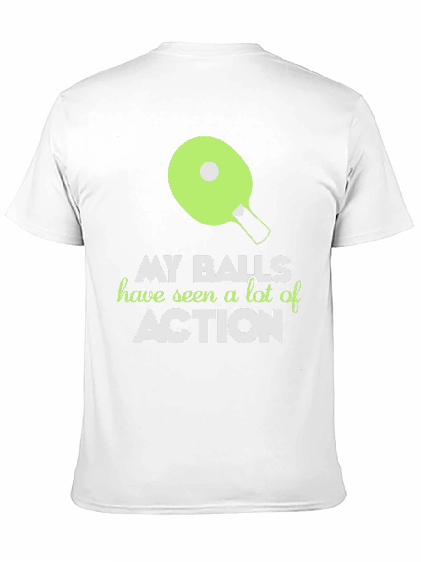 Black My Balls Have Seen Action Funny T-Shirt view 11